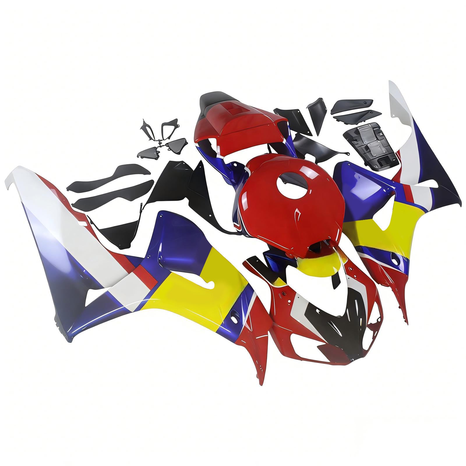 Amotopart 2006-2007 Honda CBR1000RR Red Blue Redbull Fairing Kit
