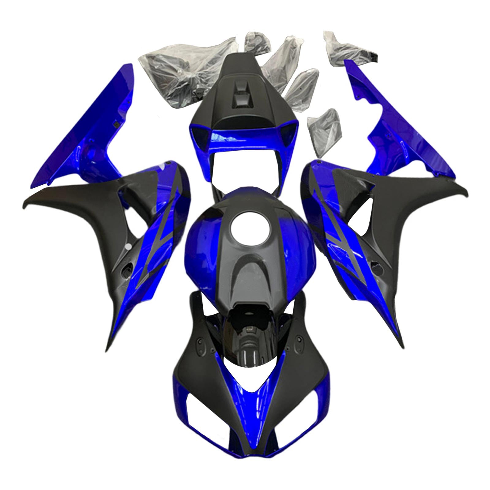 Amotopart 2006-2007 Honda CBR1000RR Blue & Black Failing Kit