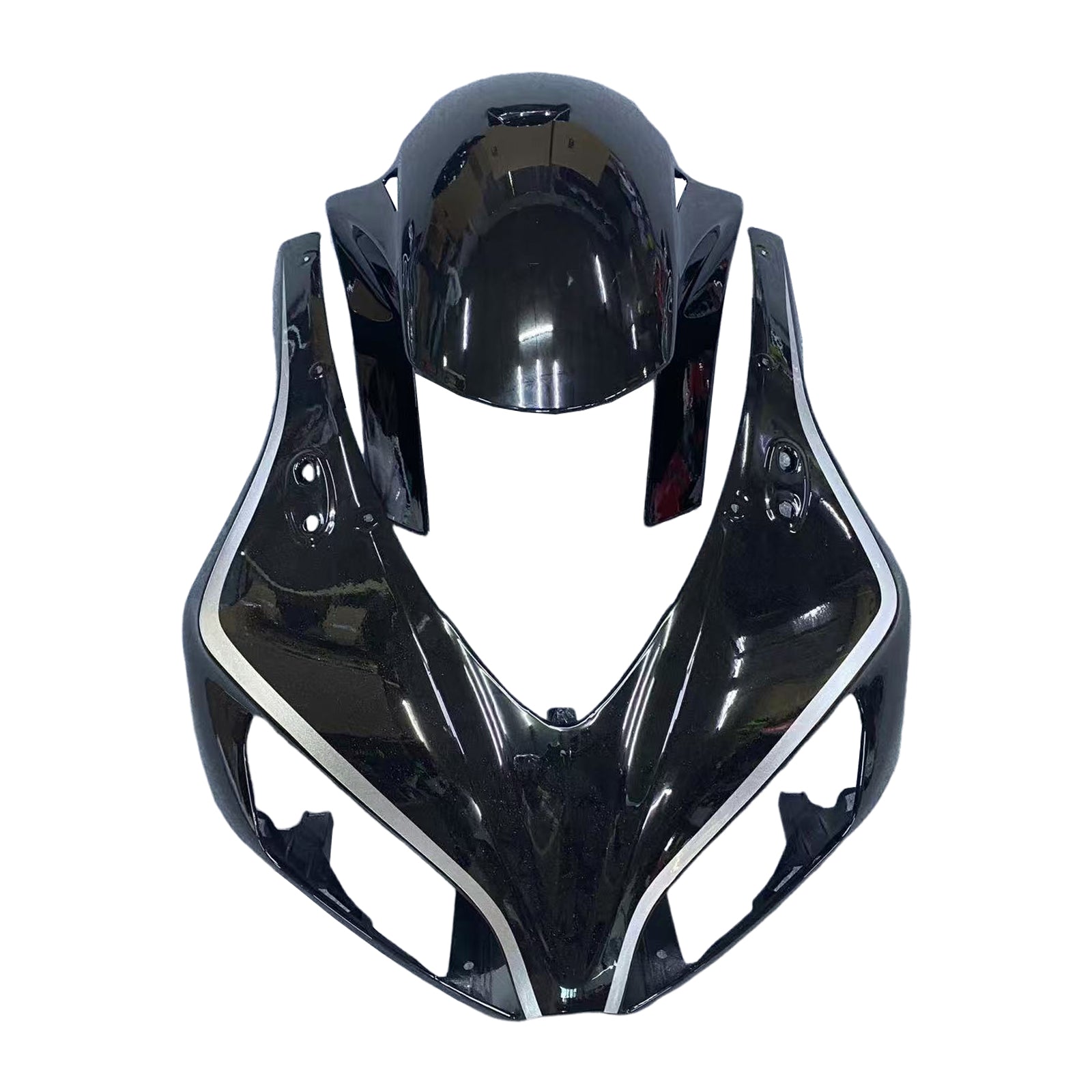 Amotopart 2006-2007 Honda CBR1000RR Grey&Black Fairing Kit