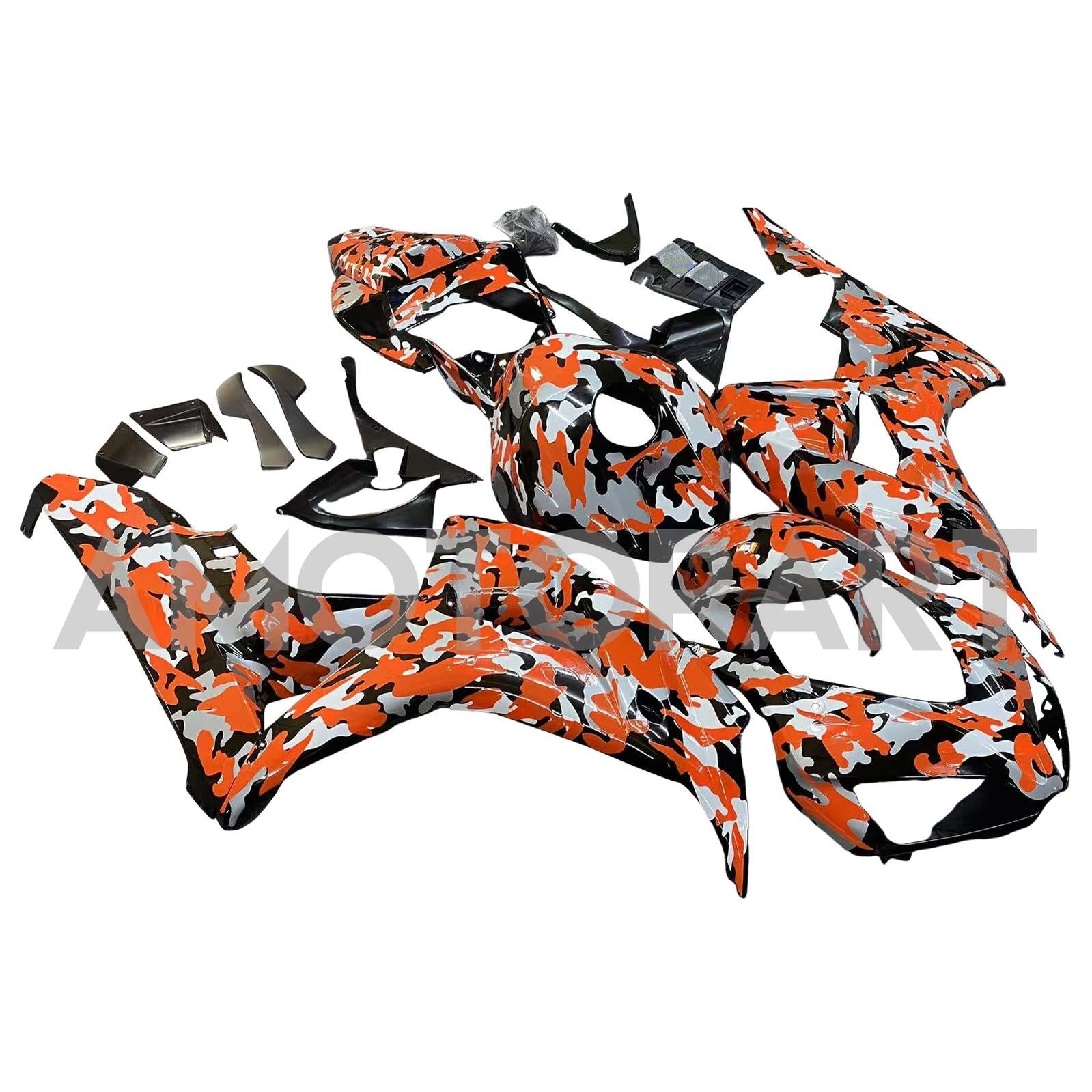 Amotopart 2006-2007 Honda CBR1000RR Red Camouflage Fairing Kit