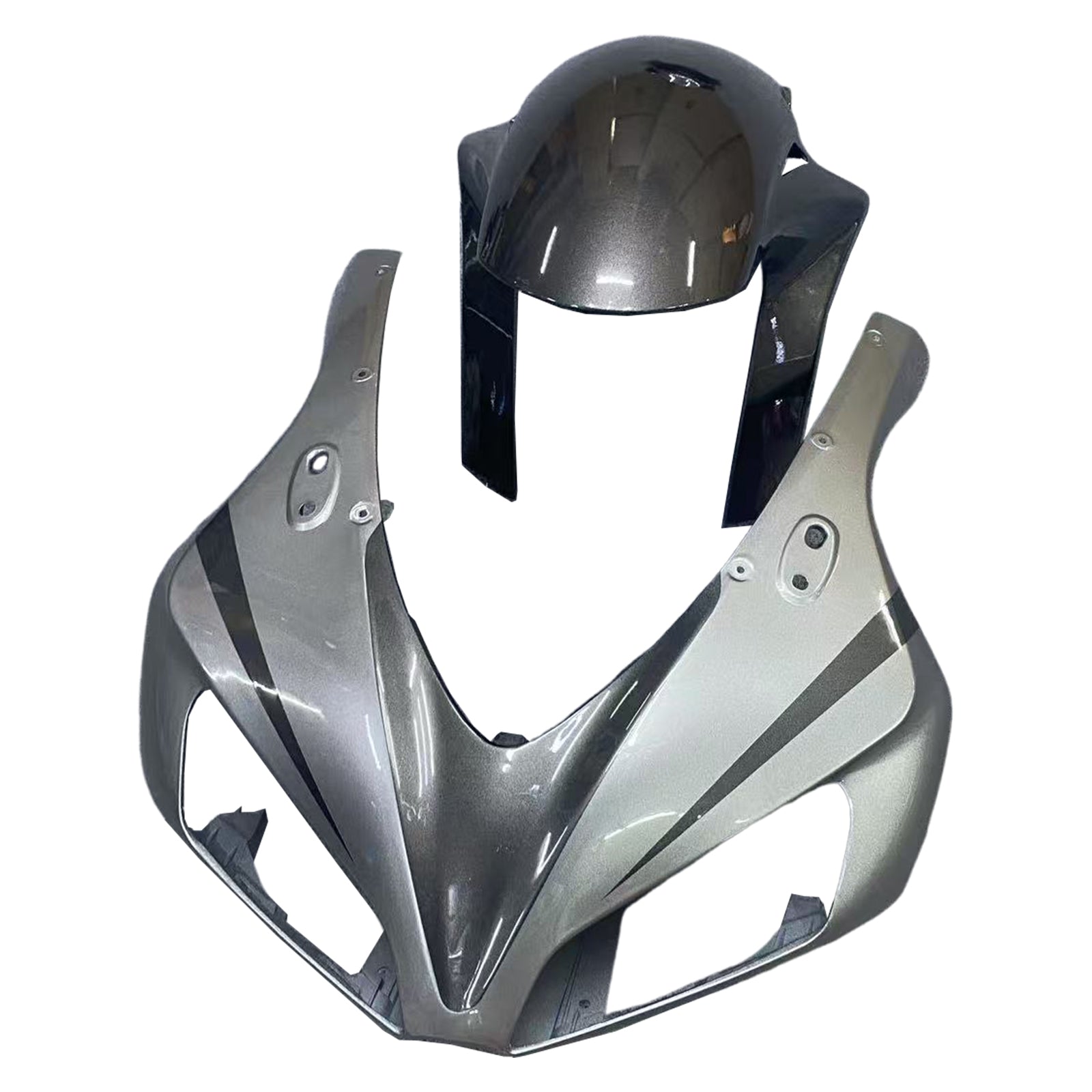 Amotopart 2006-2007 Honda CBR1000RR Gray & Silver Fairing Kit