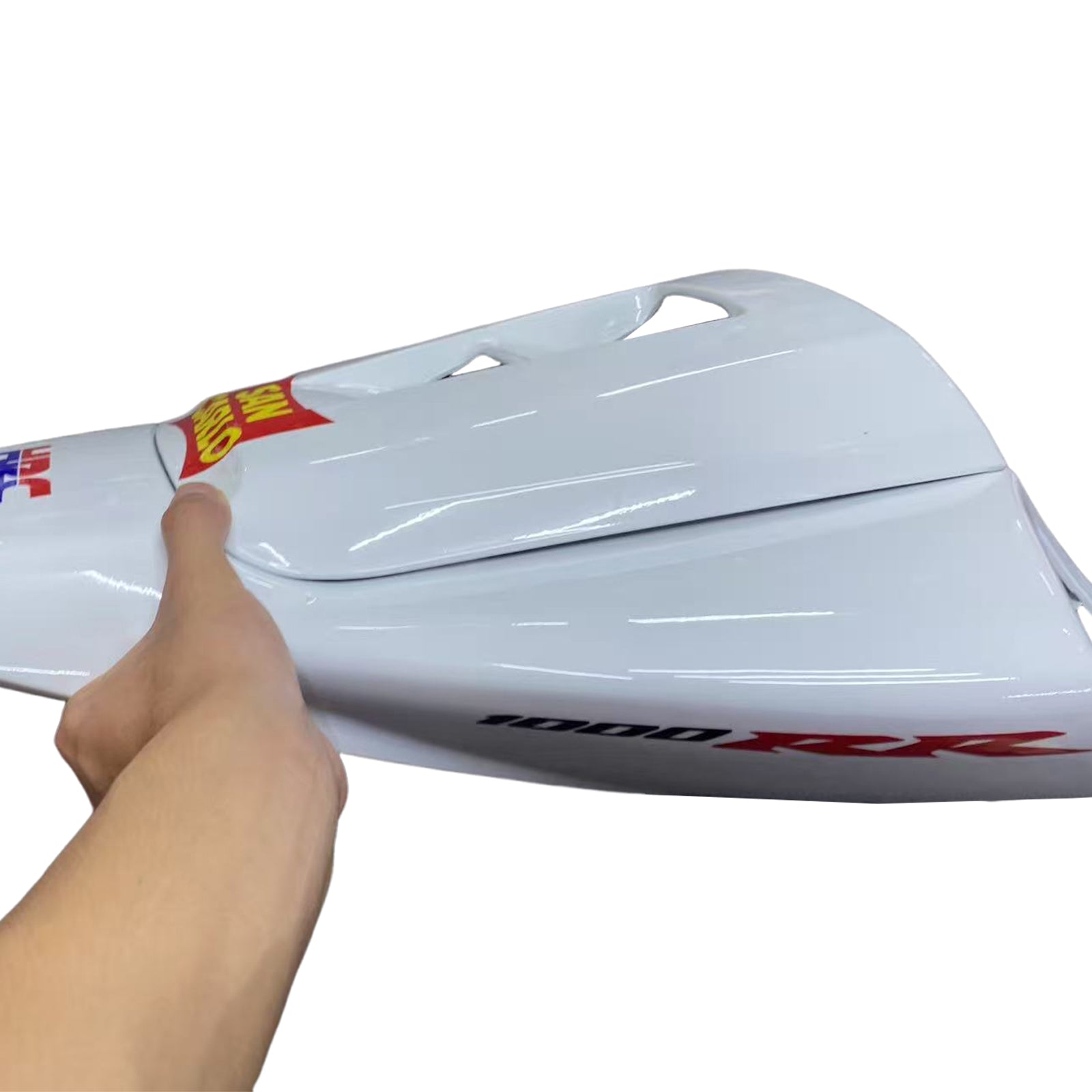 Amotopart 2006-2007 Honda CBR1000RR White&Red Style4 Fairing Kit