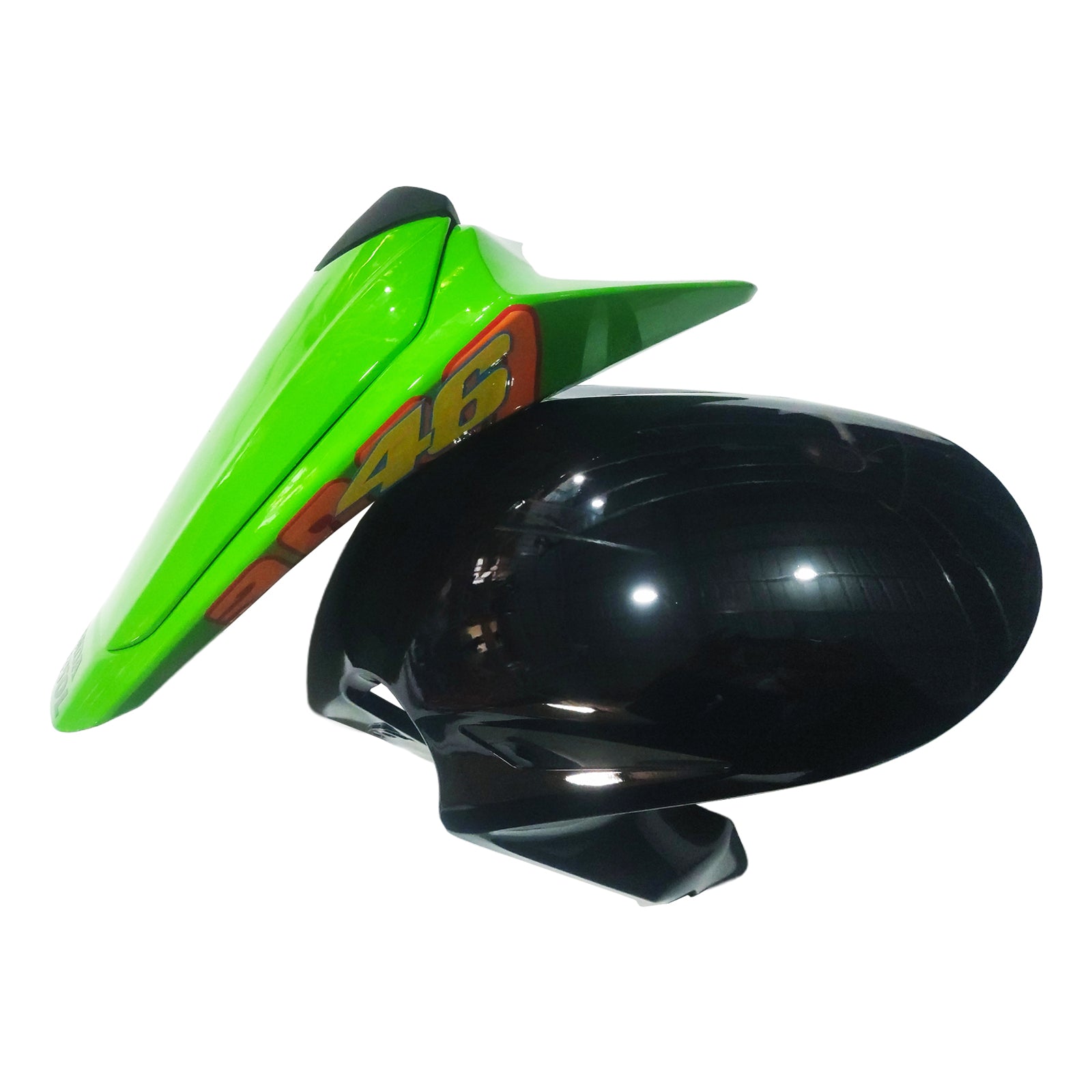 Amotopart 2008-2011 Honda CBR1000RR Green Black met stickers kuipkit