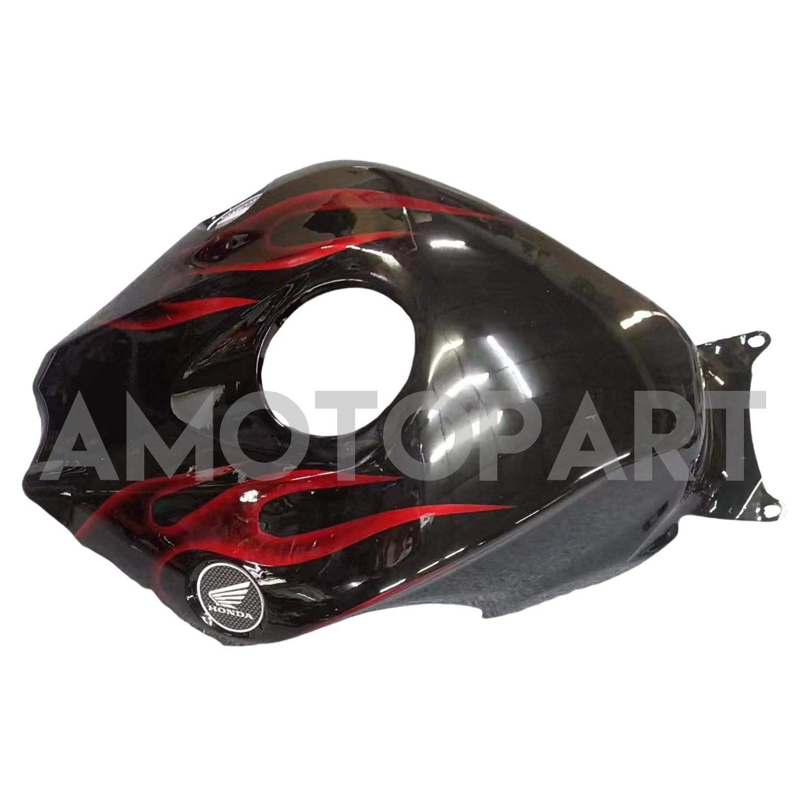 Amotopart 2008-2011 Kit carena Honda CBR1000RR nera e rossa fiamma