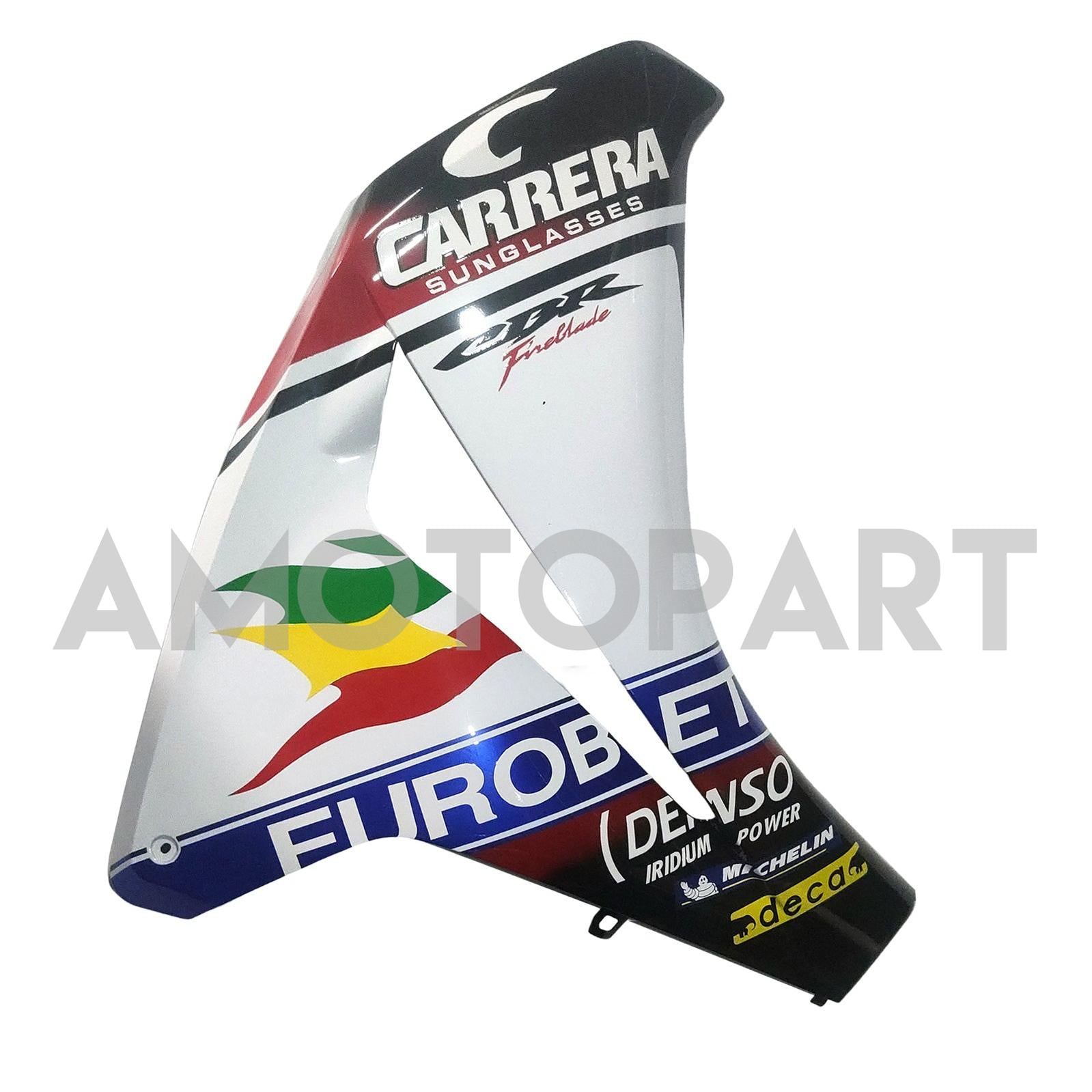 Amotopart 2008-2011 Honda CBR1000RR GLOSSY BLIK WHITE FAIRIING KIT
