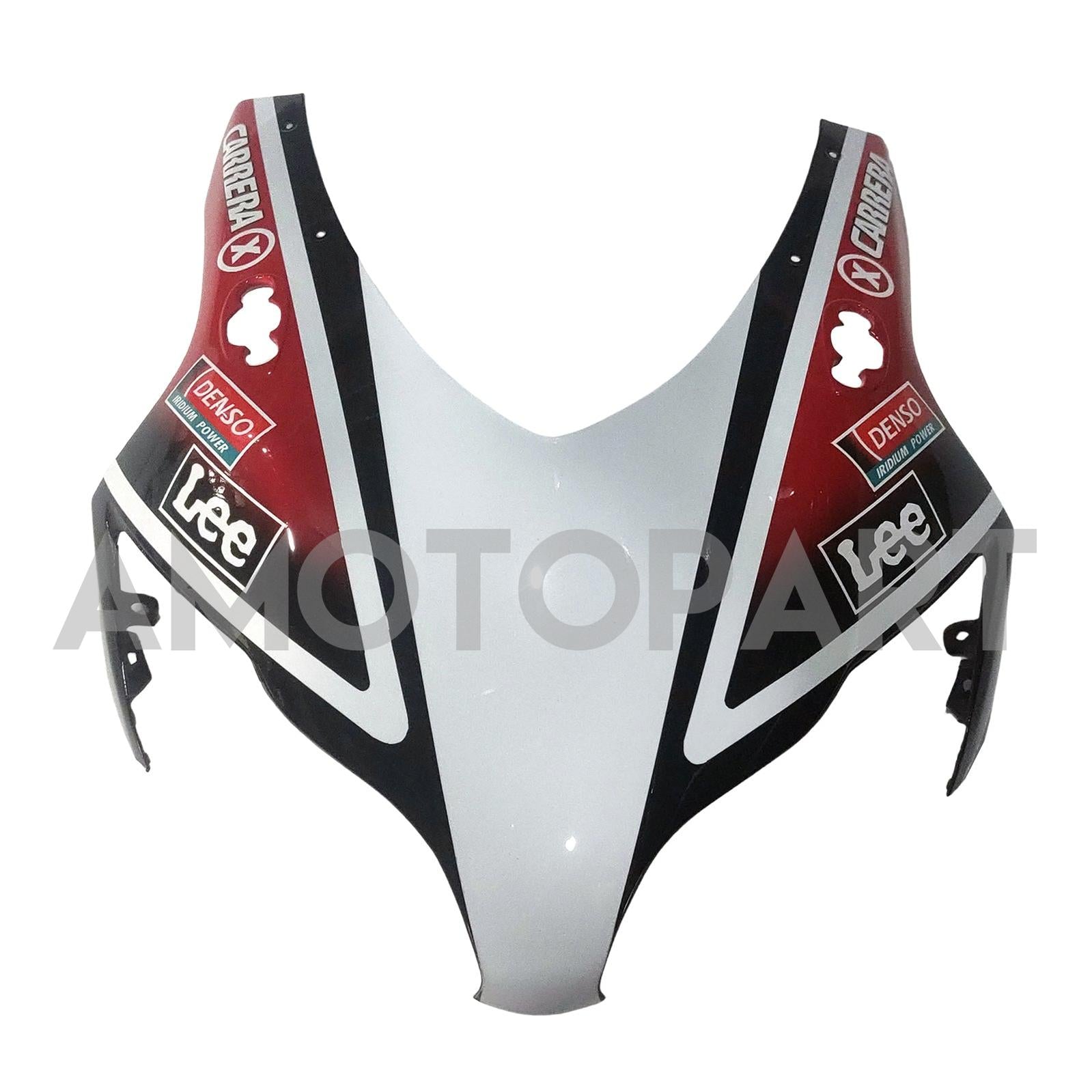 Amotopart 2008-2011 Honda CBR1000RR GLOSSY BLIK WHITE FAIRIING KIT