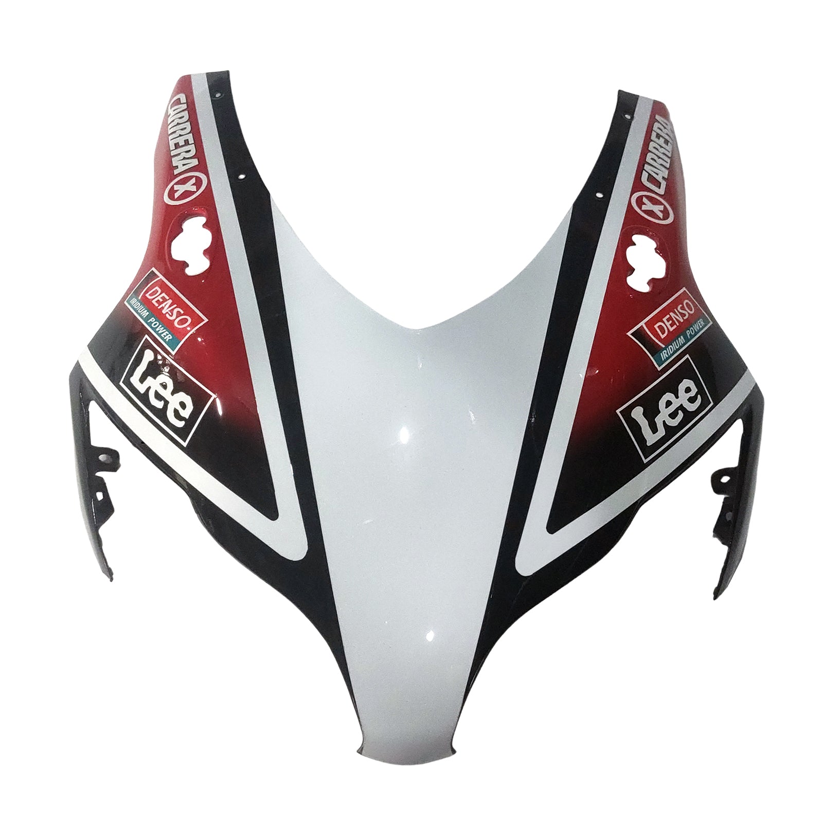 Amotopart 2008-2011 Honda CBR1000RR Glossy Black White Fairing Kit