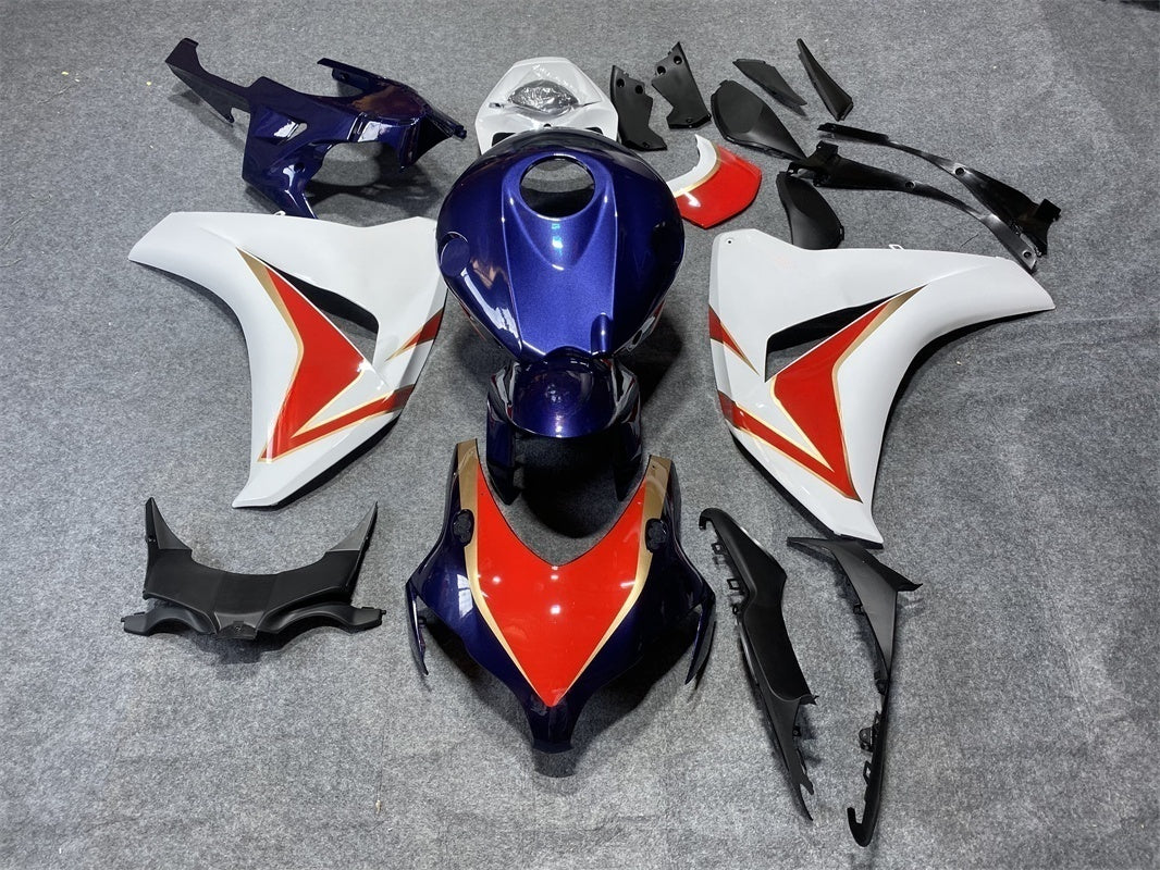 Amotopart Honda CBR1000RR 2008-2011 Dark Blue&Red Fairing Kit