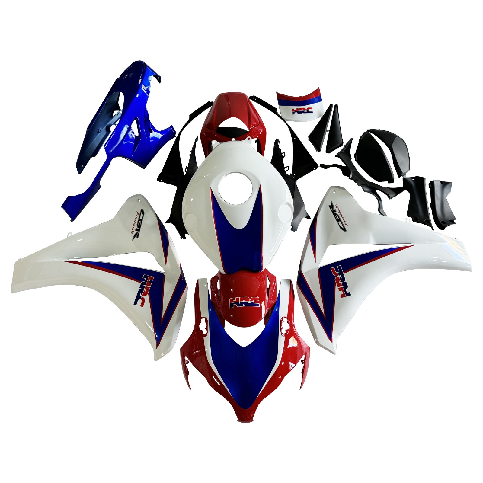 Amotopart Honda CBR1000RR 2008-2011 Blue&Red Fairing Kit