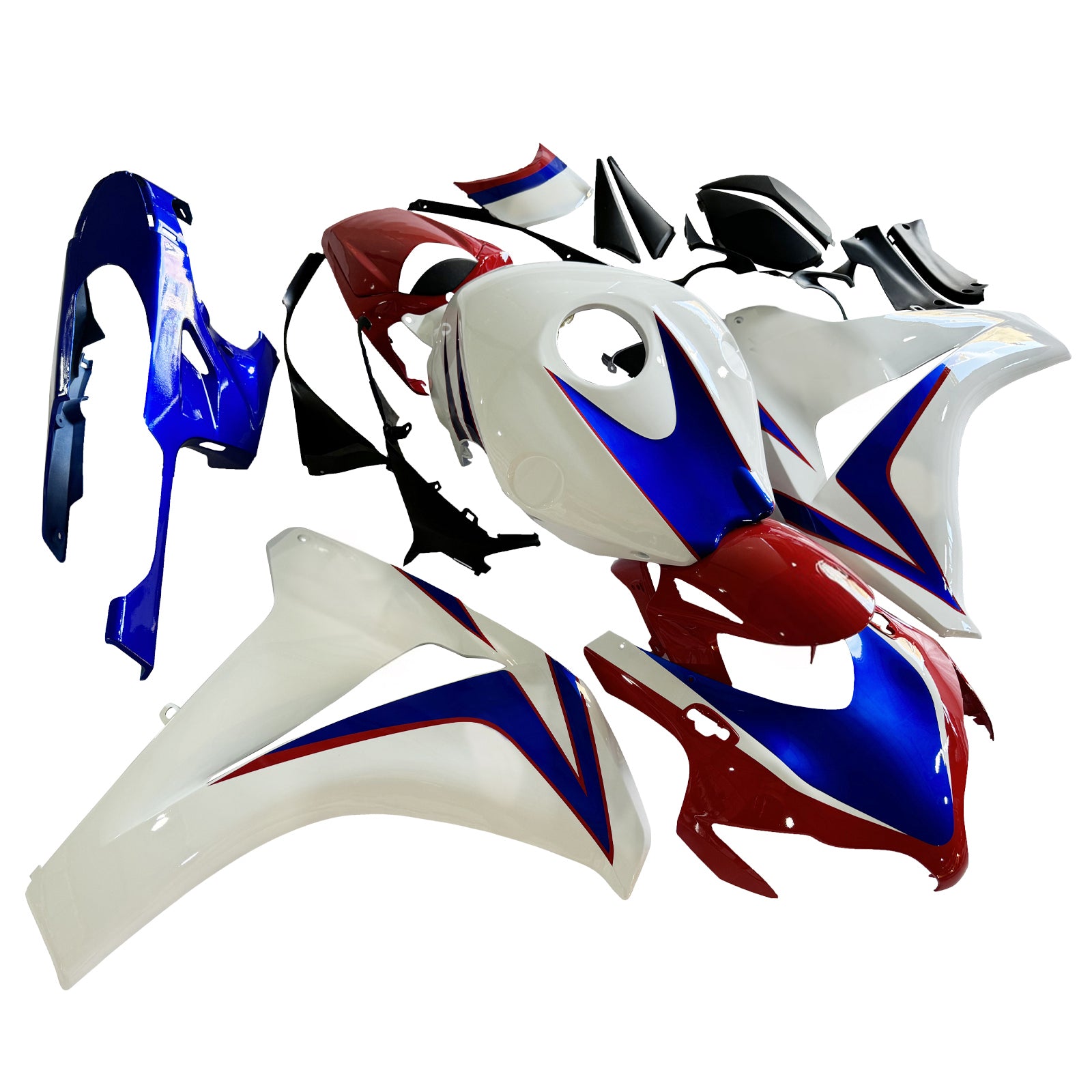 Amotopart Honda CBR1000RR 2008-2011 Blue&Red Fairing Kit