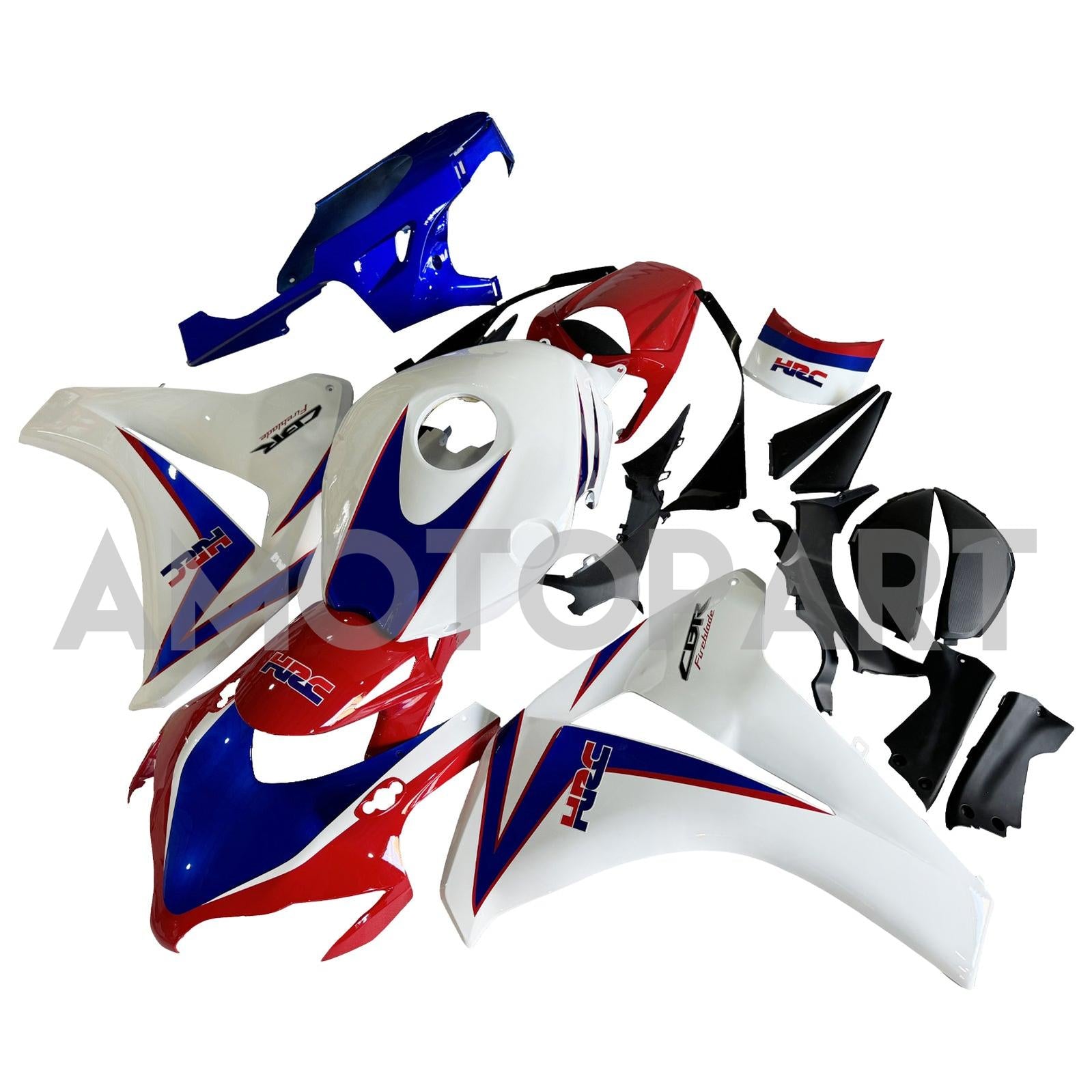 Amotopart Honda CBR1000RR 2008-2011 Blue&Red Fairing Kit