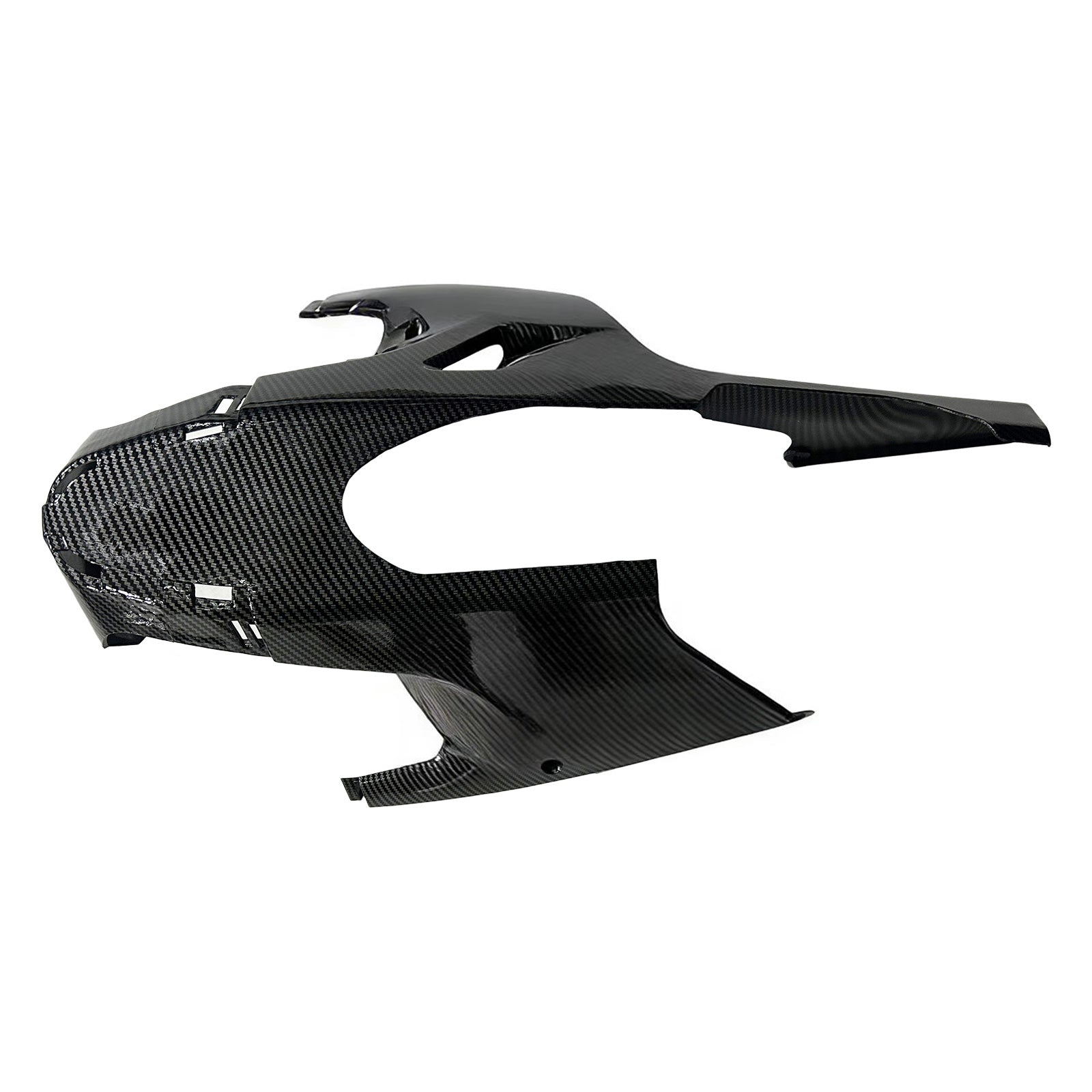 Amotopart Honda CBR1000RR 2008-2011 Look en fibre de carbone avec kit de carénage de ligne rouge