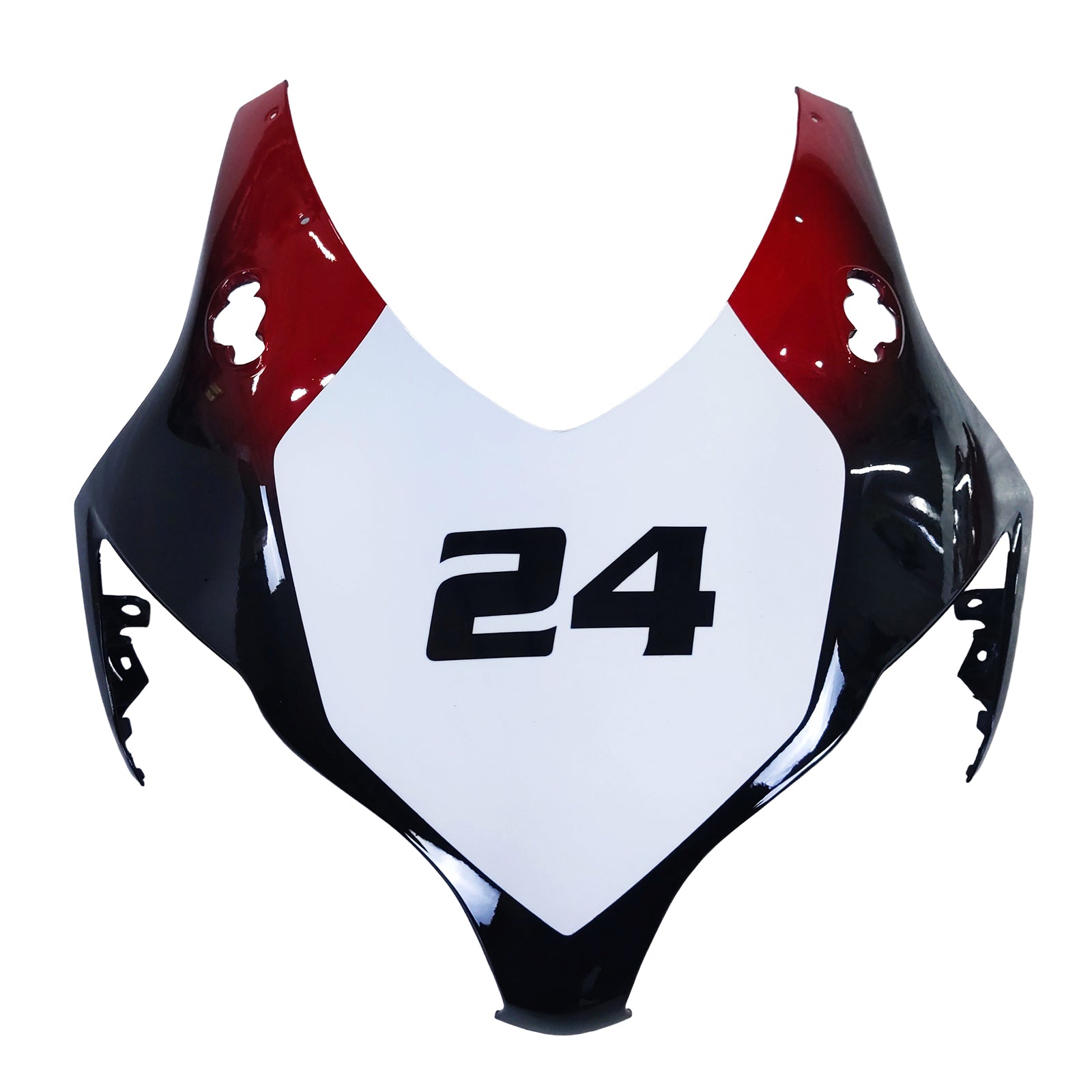 Amotopart Honda CBR1000RR Rouge 2008-2011&Kit de carénage blanc Style2