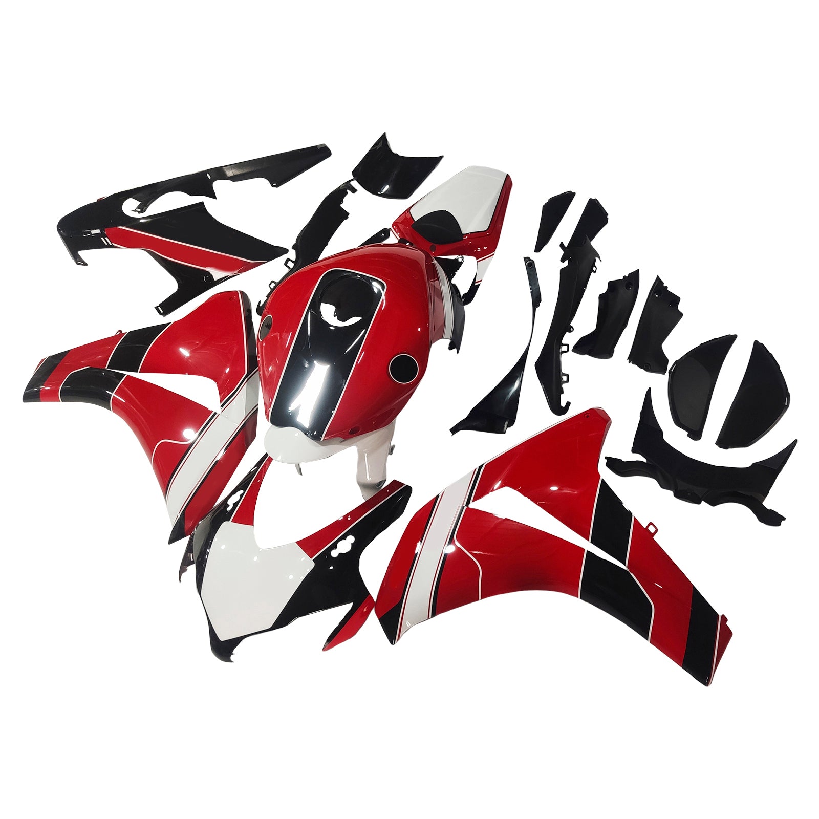 Amotopart 2008-2011 Honda CBR1000RR Red&Black Fairing Kit