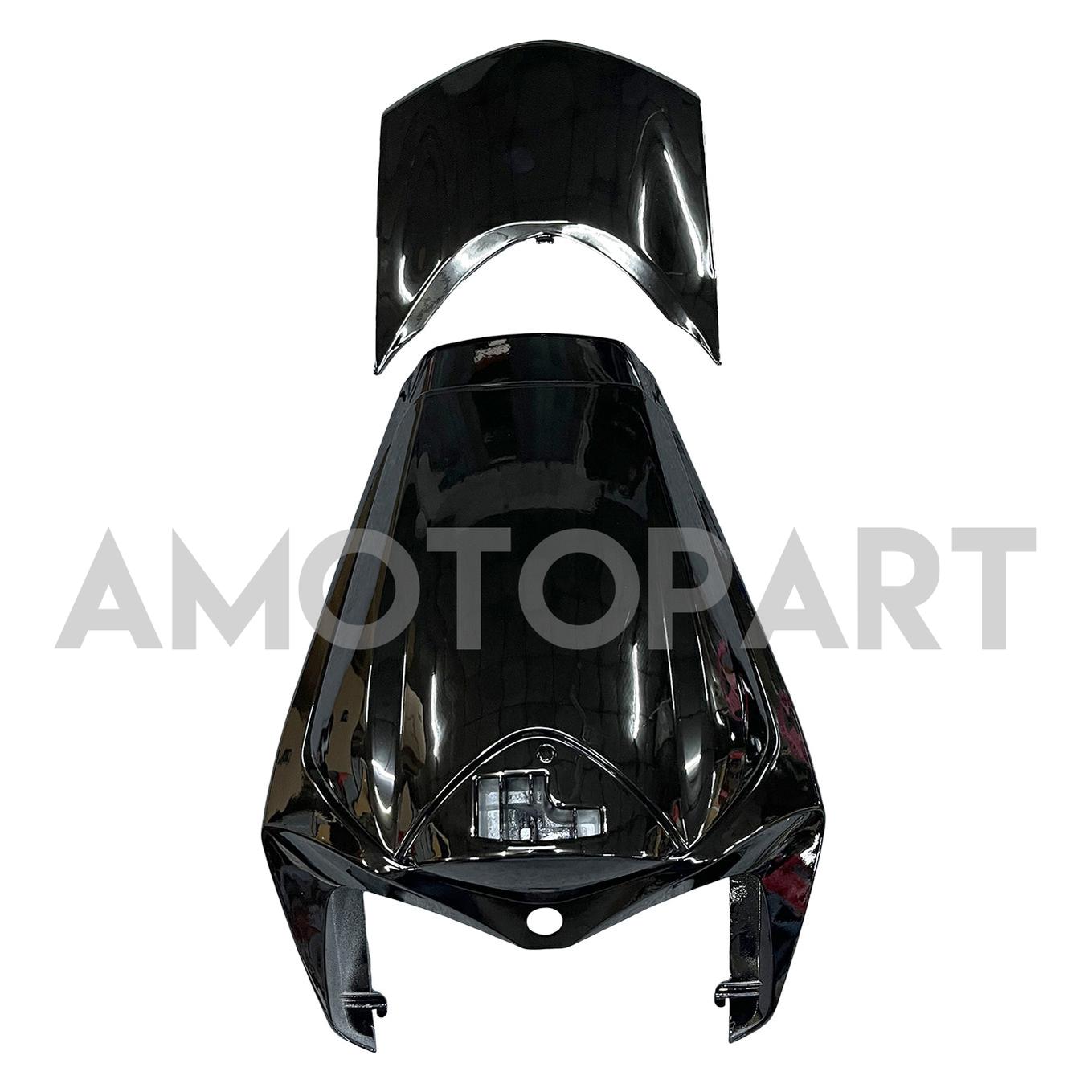 Amotopart 2008-2011 ホンダ CBR1000RR グロスブラック レッドストライプフェアリングキット付き