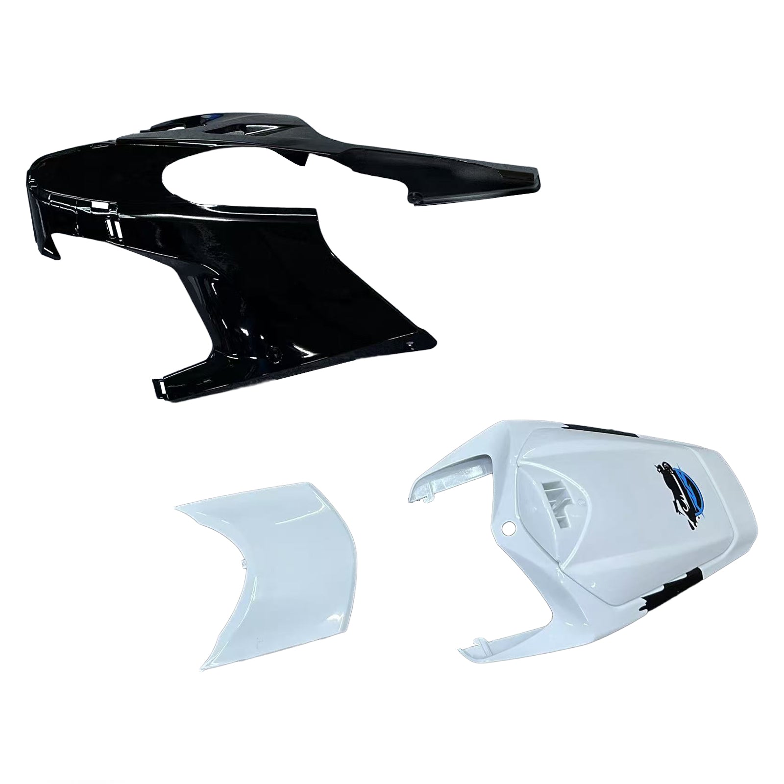Amotopart 2008-2011 ホンダ CBR1000RR ブラック&ブルー スポット フェアリングキット