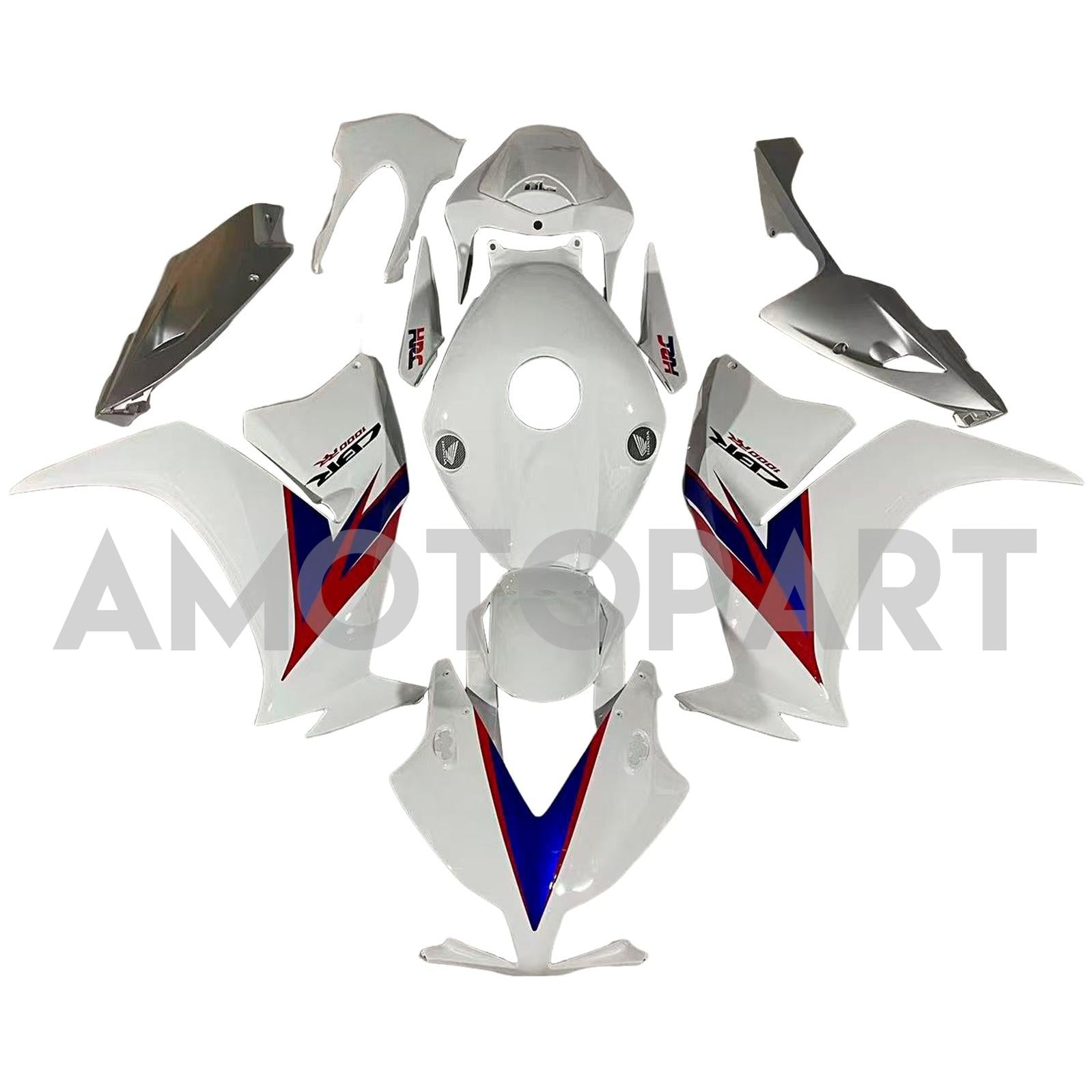 Amotopart 2012-2016 CBR1000RR Honda Blue&Red Style3 Fairing Kit