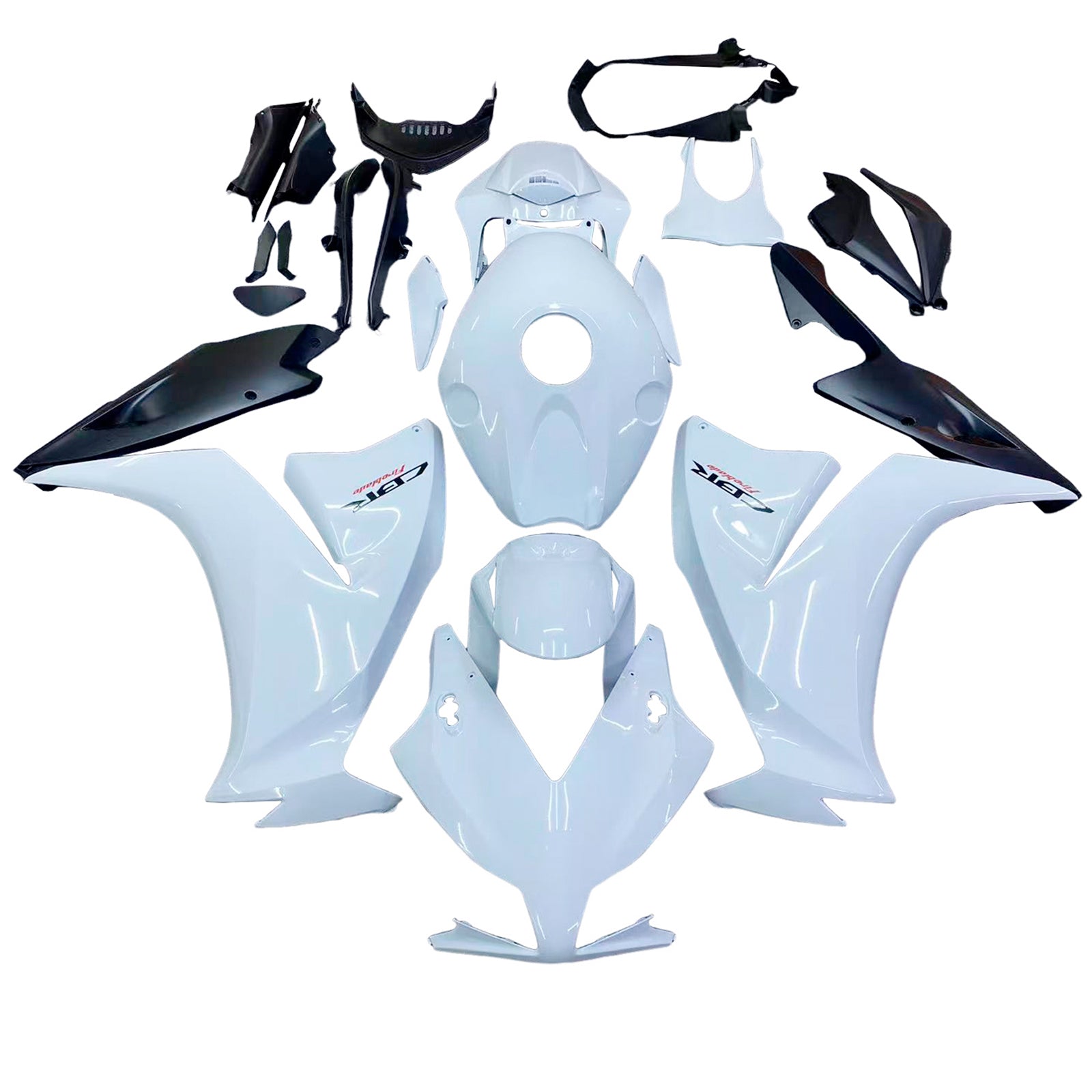 Amotopart 2012-2016 Honda CBR1000RR witte kuipkit
