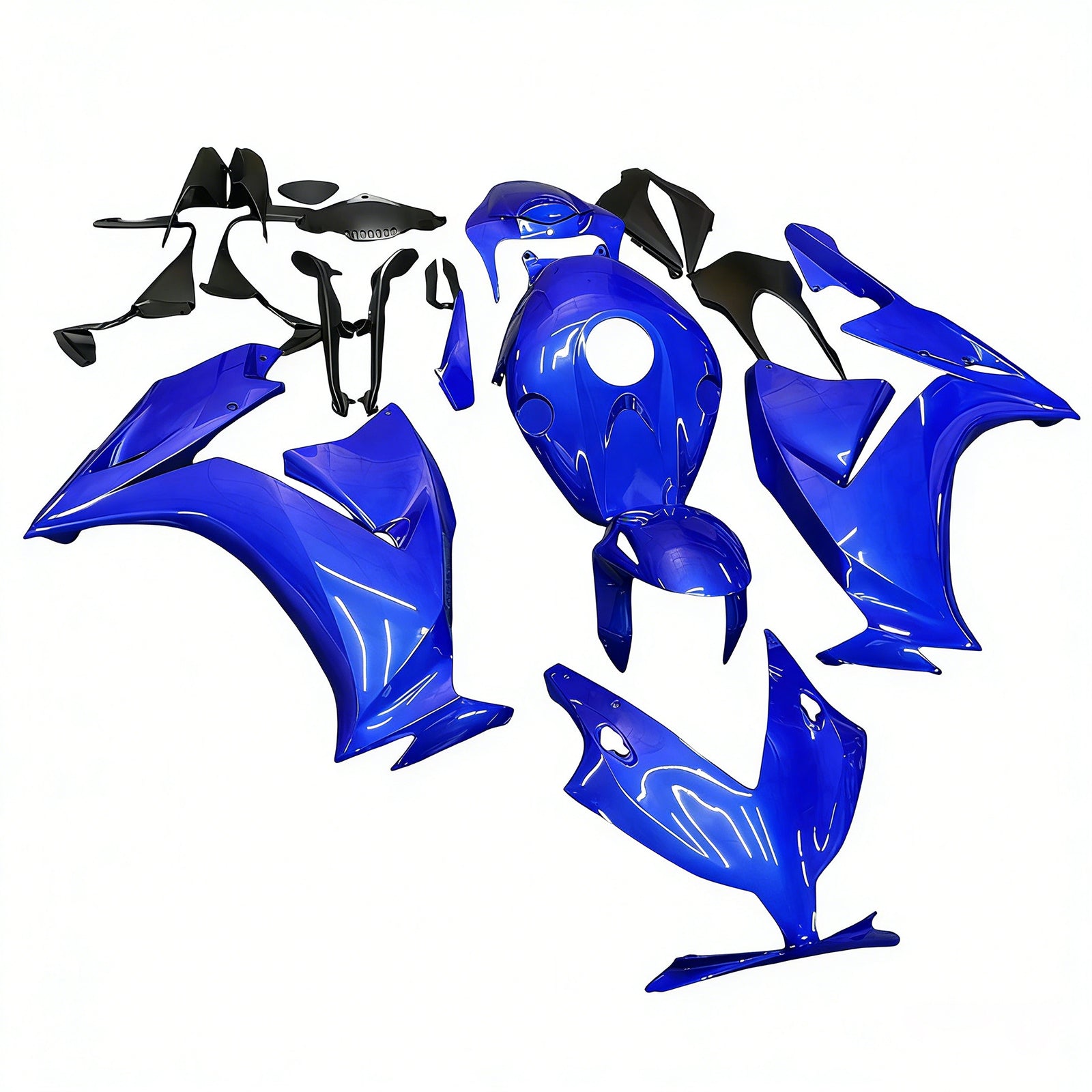 Zestaw owiewek Amotopart 2012-2016 do Hondy CBR1000RR w kolorze niebiesko-białym