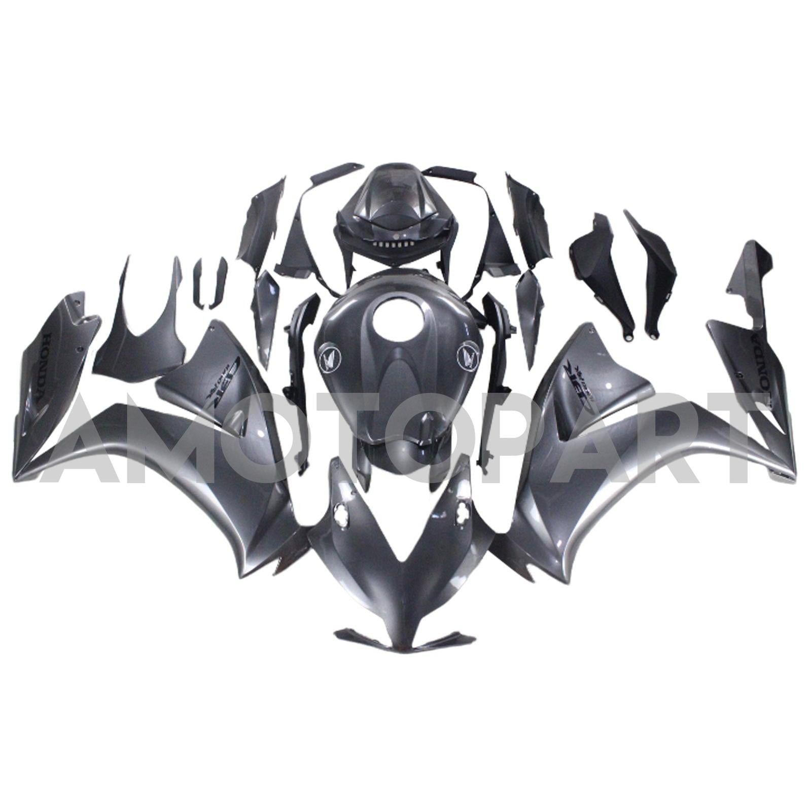 Amotopart 2012-2016 Honda CBR1000RR Black Fairing Zestaw