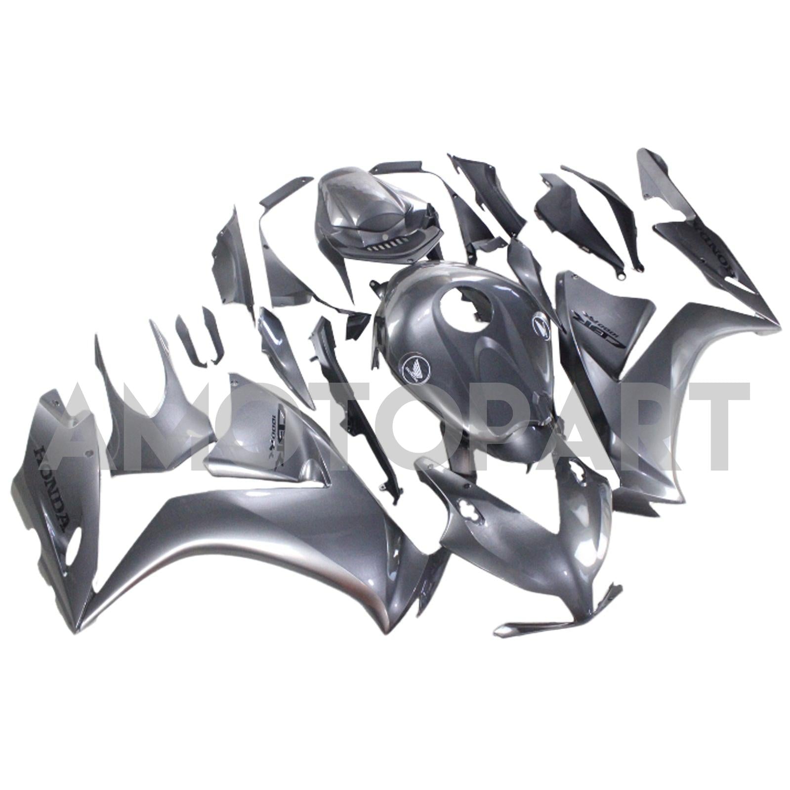 Amotopart 2012-2016 Honda CBR1000RR Black Fairing Zestaw