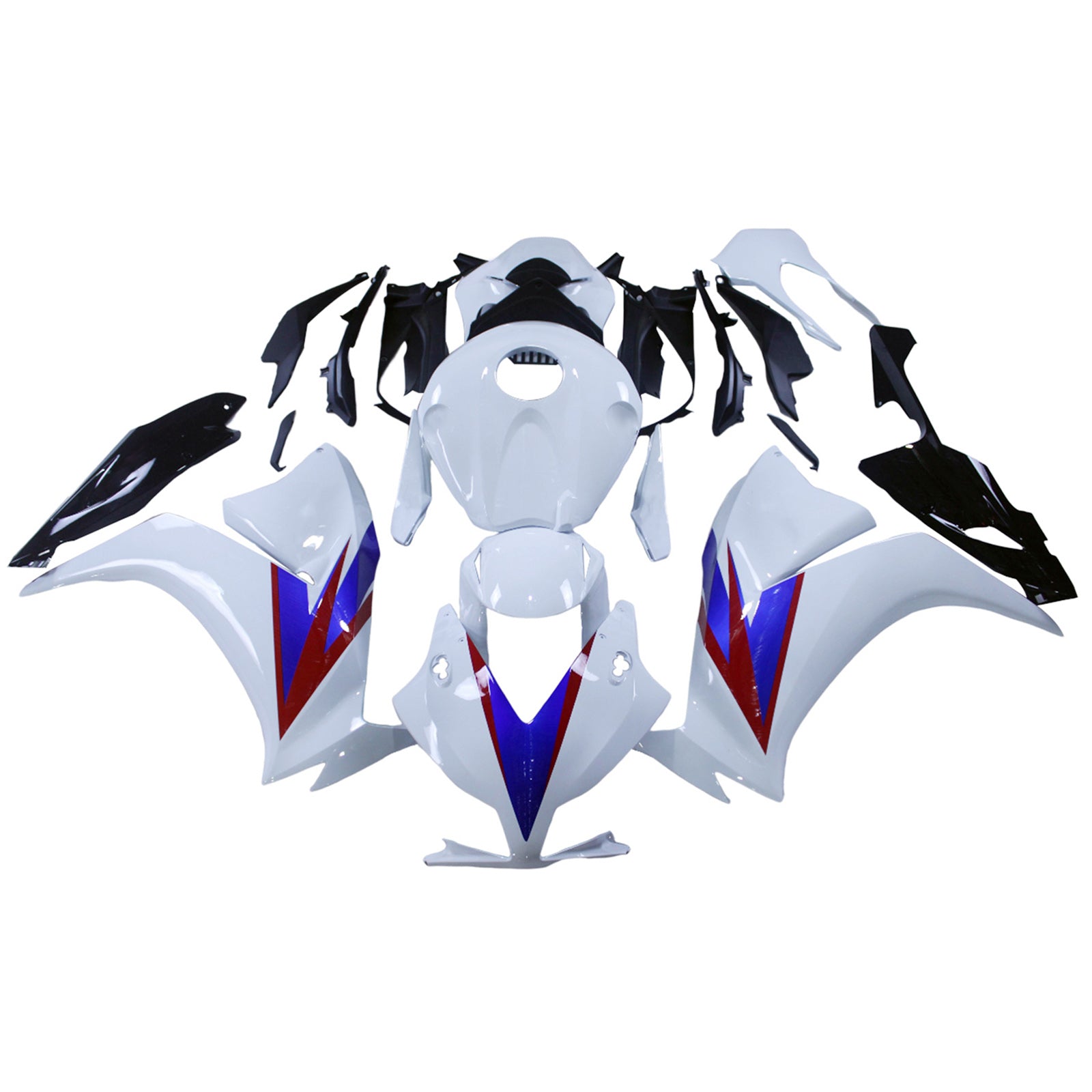 Amotopart 2012-2016 CBR1000RR Honda Blue&Red Style4 Fairing Kit