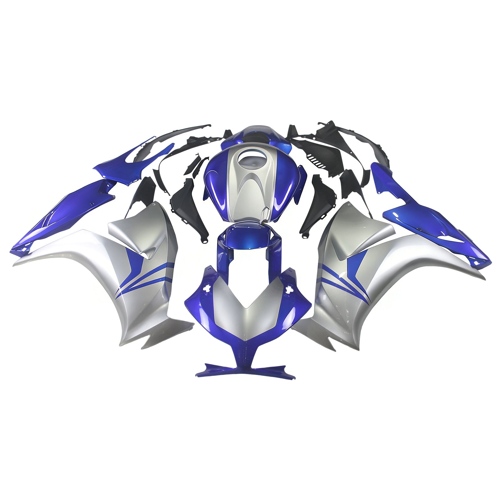 Amotopart 2012-2016 CBR1000RR Honda Blue & White Style1 Fairing Kit