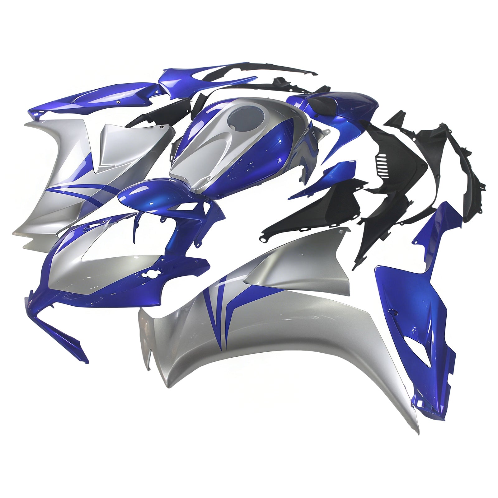 Amotopart 2012-2016 CBR1000RR Honda Blue & White Style1 Fairing Kit
