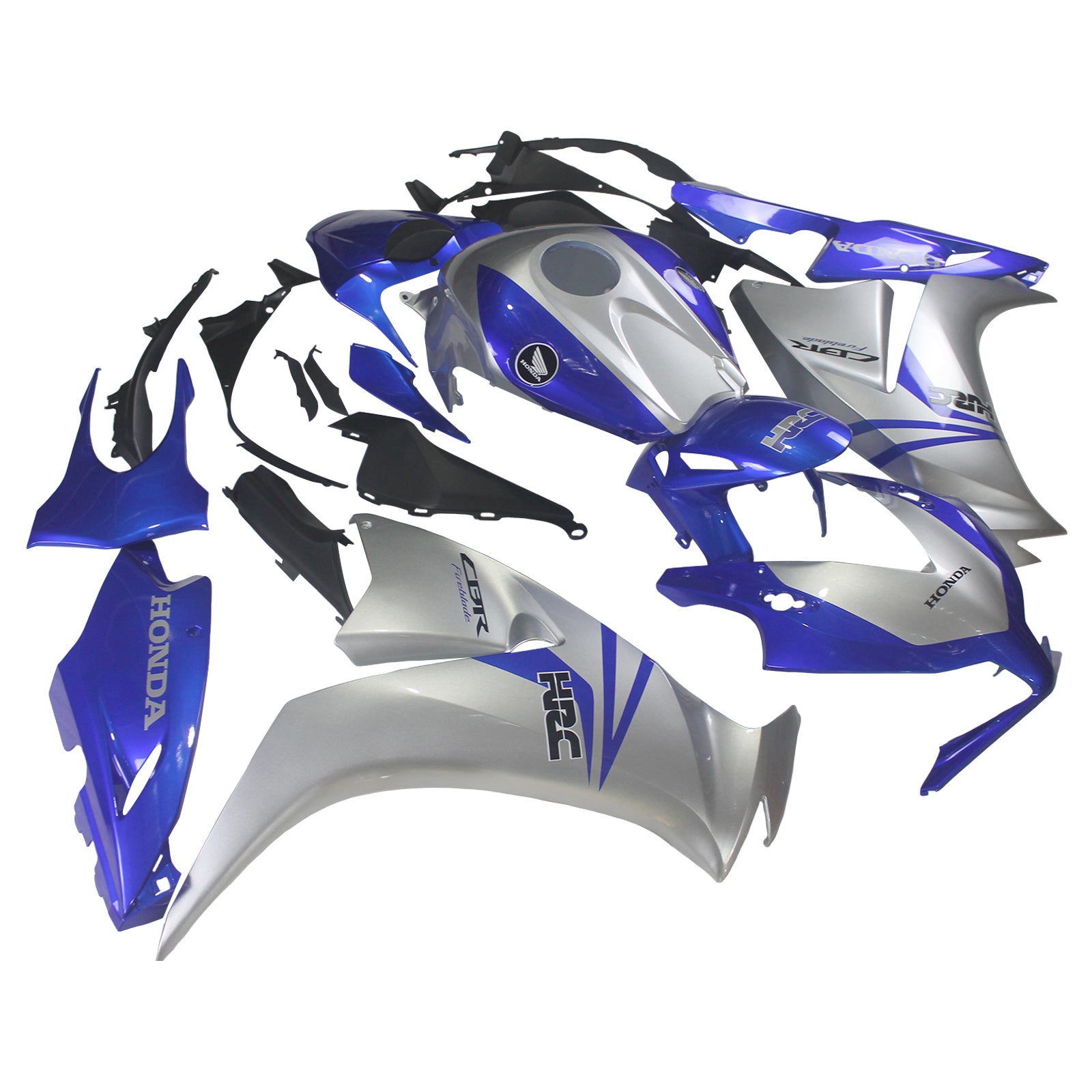 Amotopart 2012-2016 CBR1000RR Honda Azul y Blanco Style1 Kit de carenado