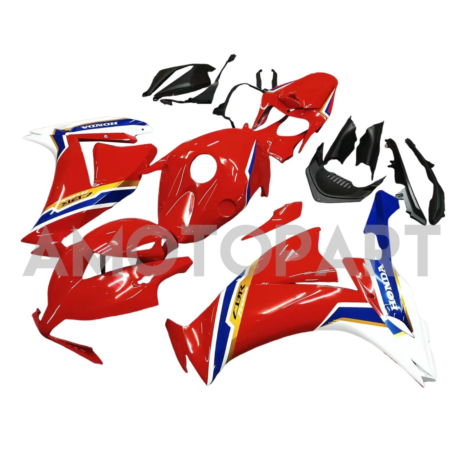 Amotopart 2012-2016 CBR1000RR Honda Blue&Red Style3 Fairing Kit