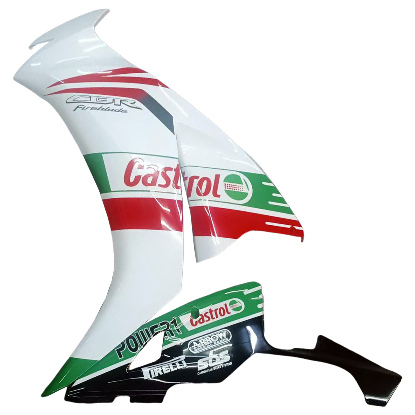 Kit carena Amotopart 2012-2016 CBR1000RR Honda rosso e verde