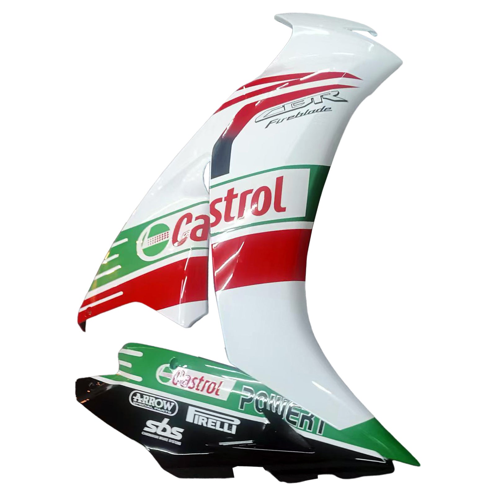 Kit carena Amotopart 2012-2016 CBR1000RR Honda rosso e verde