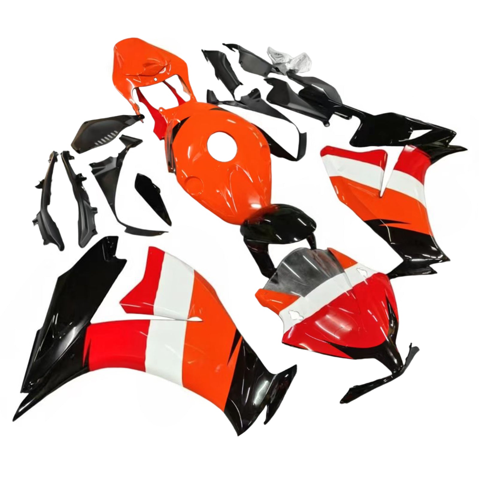 Amotopart 2012-2016 CBR1000RR Honda Red&Orange Fairing Kit