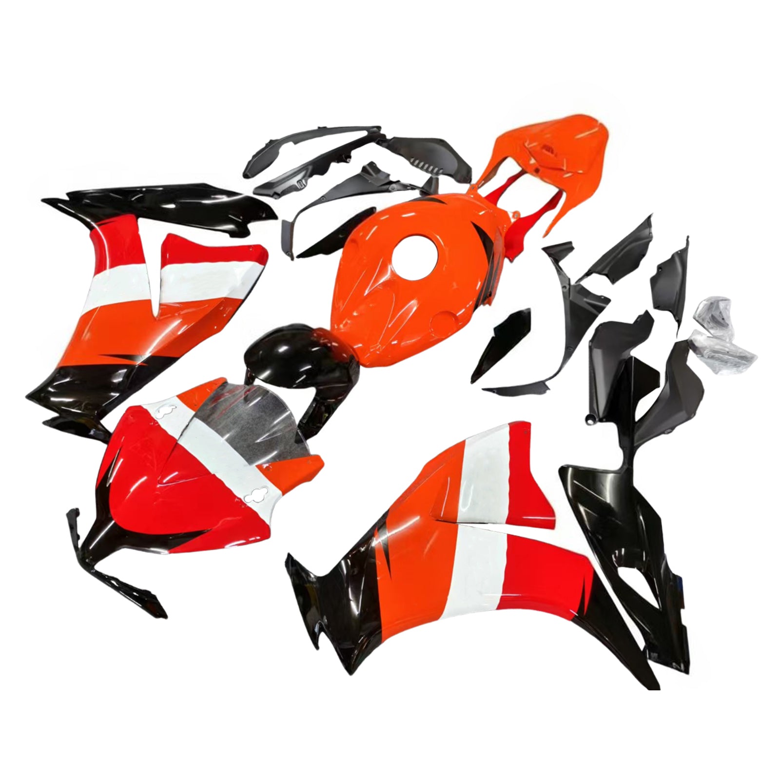 Amotopart 2012-2016 CBR1000RR Honda Red&Orange Fairing Kit