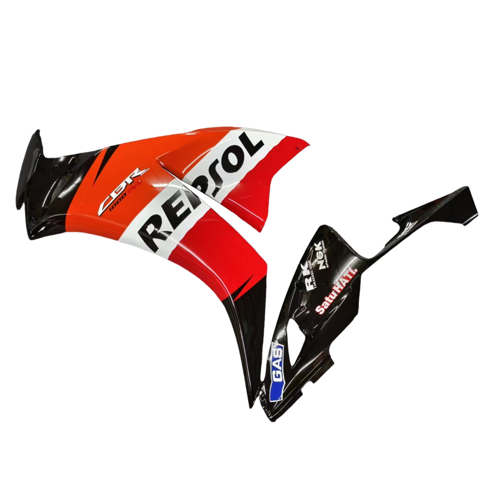 Amotopart 2012-2016 CBR1000RR Honda Kit carena rosso e arancione