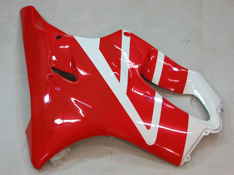 Amotopart 2001-2003 Honda CBR600 F4i Kit de carenado rojo y blanco