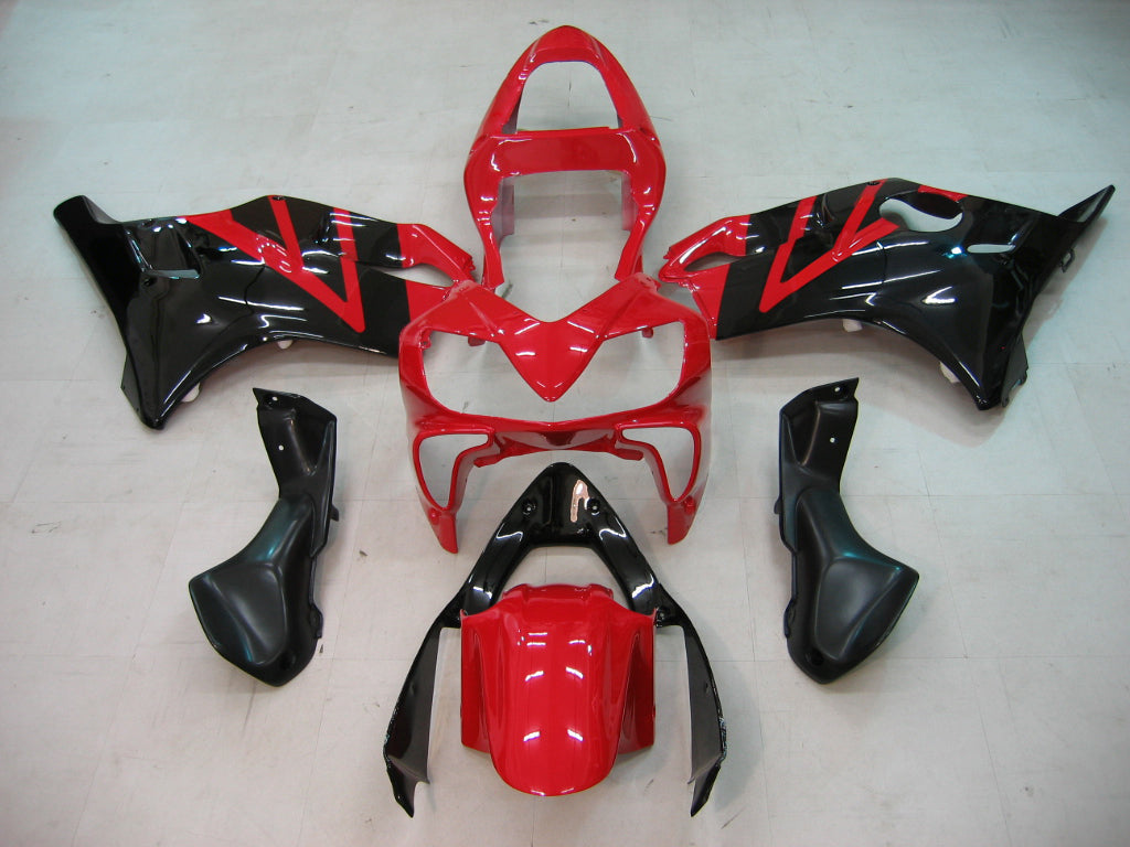 Amotopart 2001-2003 Honda CBR600 F4i Red&Black Fairing Kit