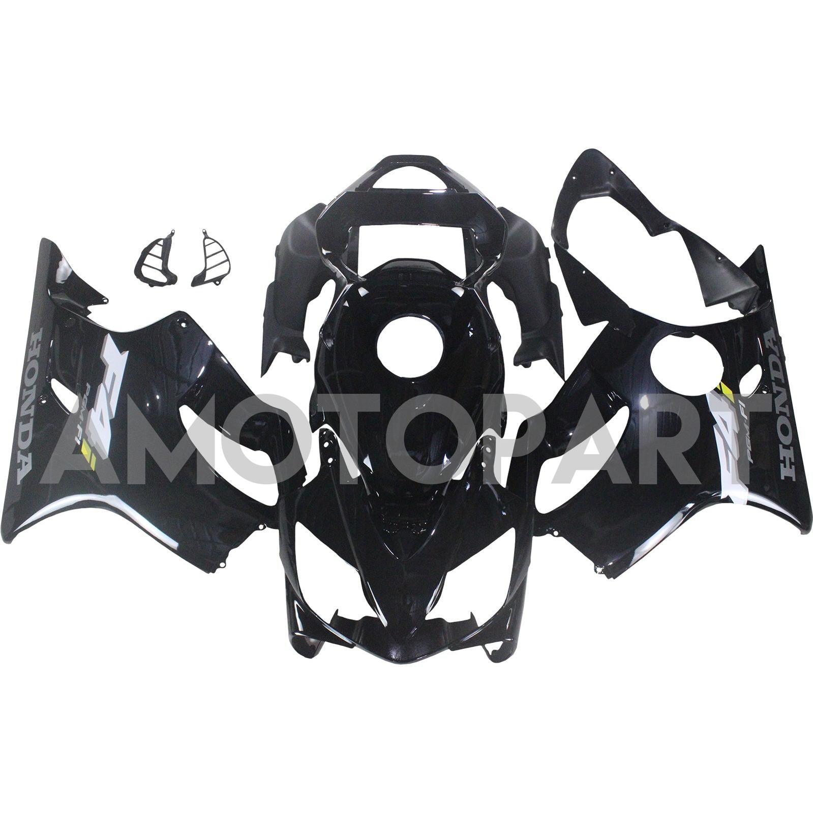 Amotopart 2001-2003 ホンダ CBR600 F4i ブラック フェアリングキット