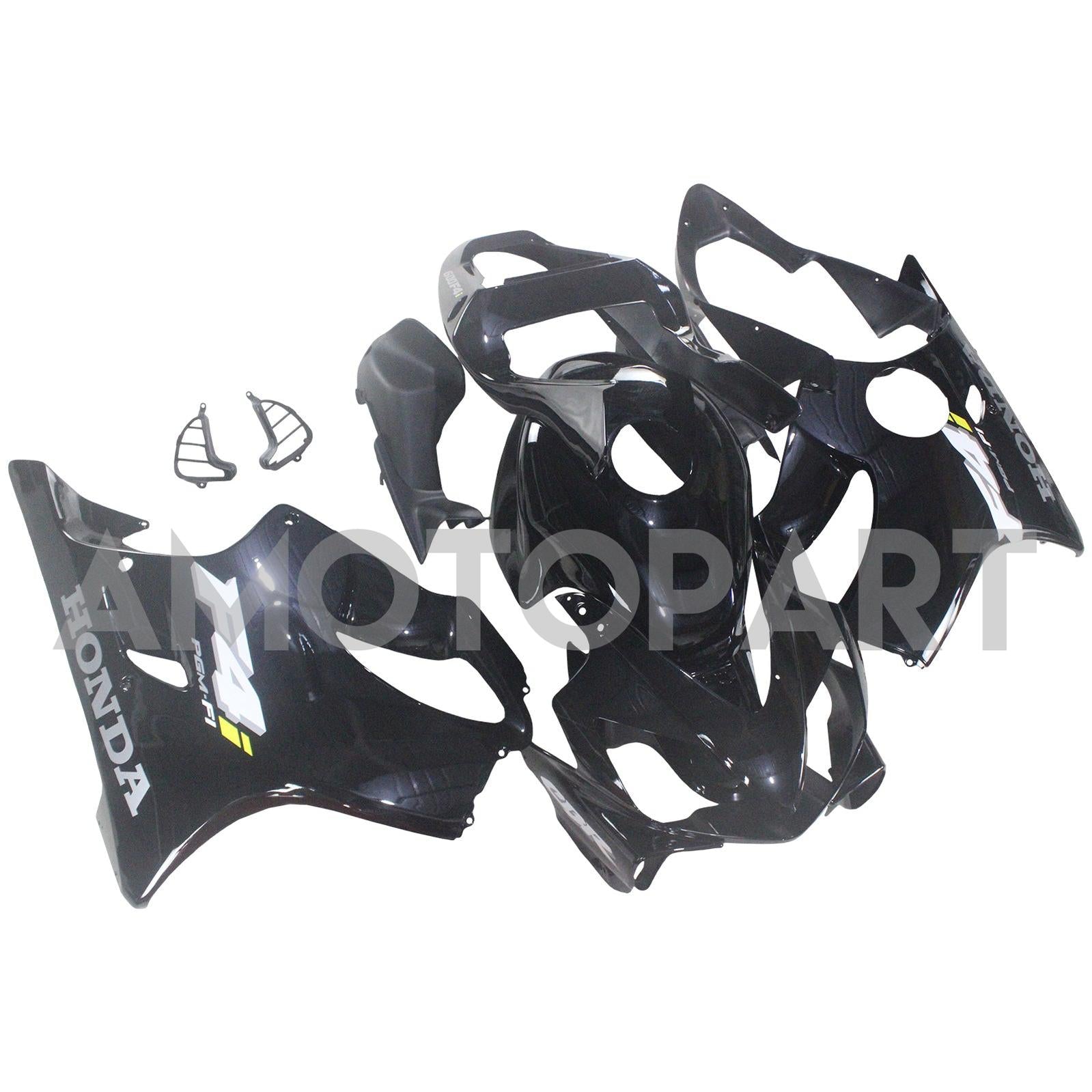 Amotopart 2001-2003 ホンダ CBR600 F4i ブラック フェアリングキット