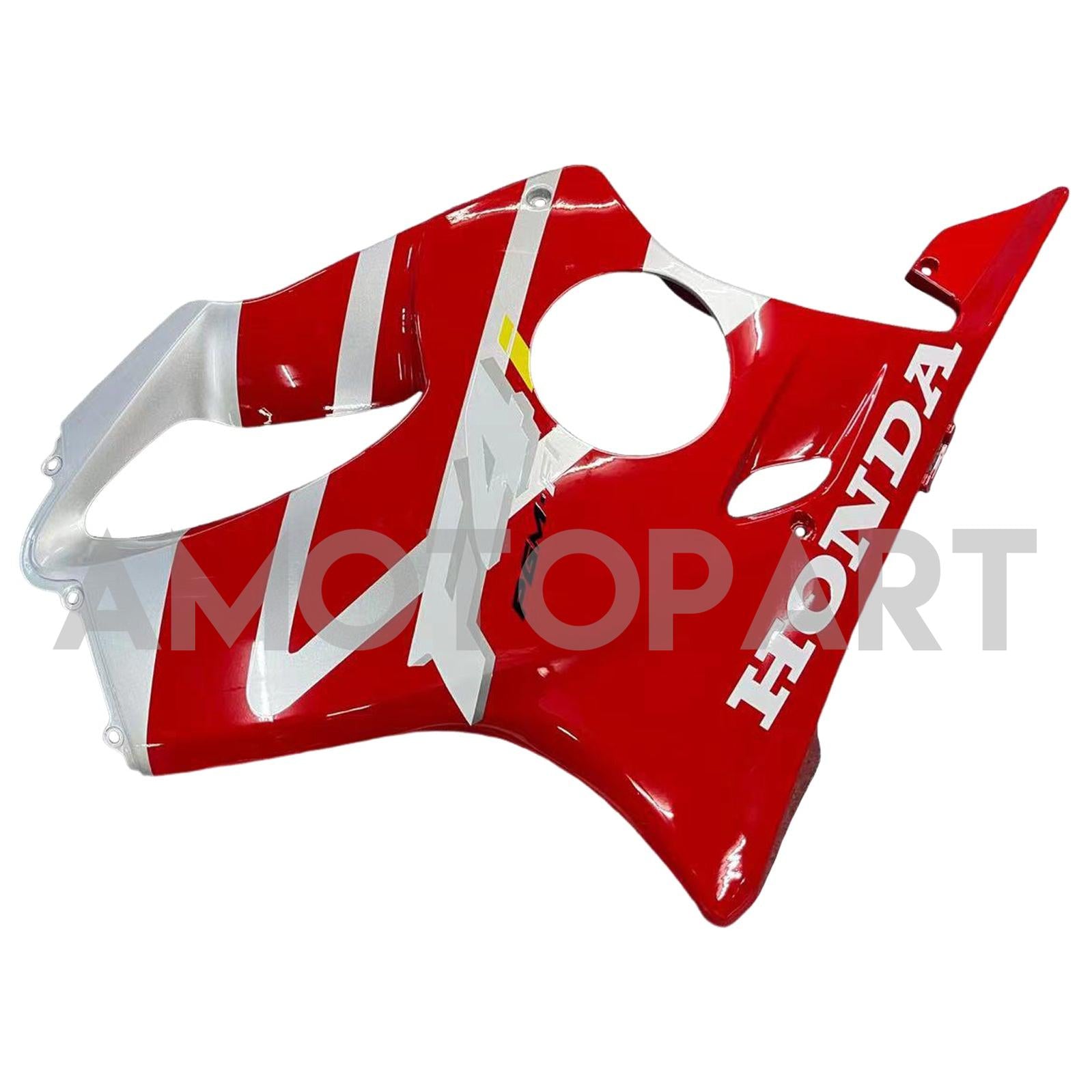 Amotopart 2001-2003 Honda CBR600F4i Fairing Red&Silver Kit