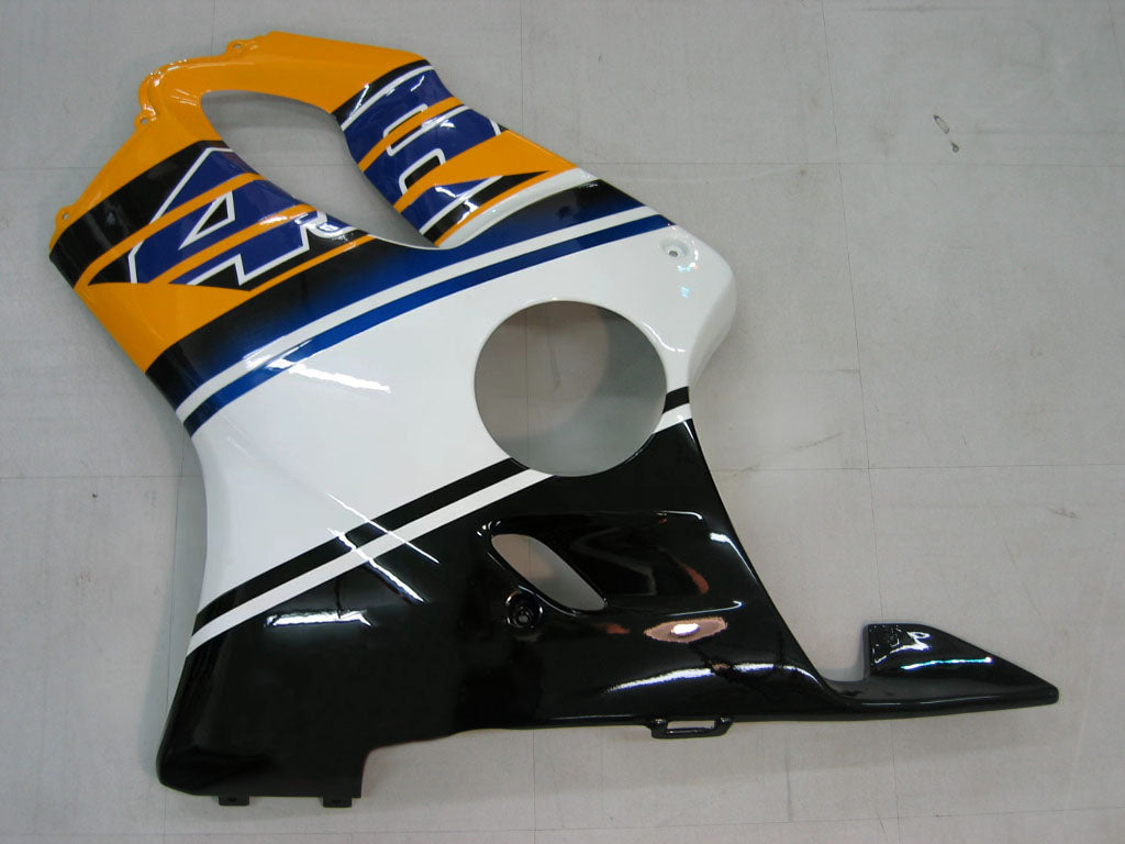 Amotopart 2001-2003 Honda CBR600 F4i Yellow&Blue Fairing Kit