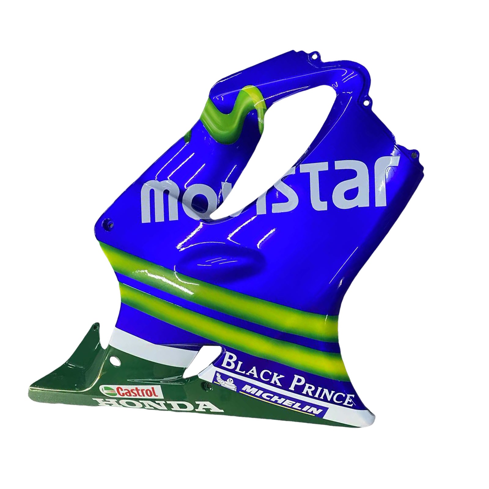 Amotopart 2001-2003 Honda CBR600 F4i Blue&Green Fairing Kit