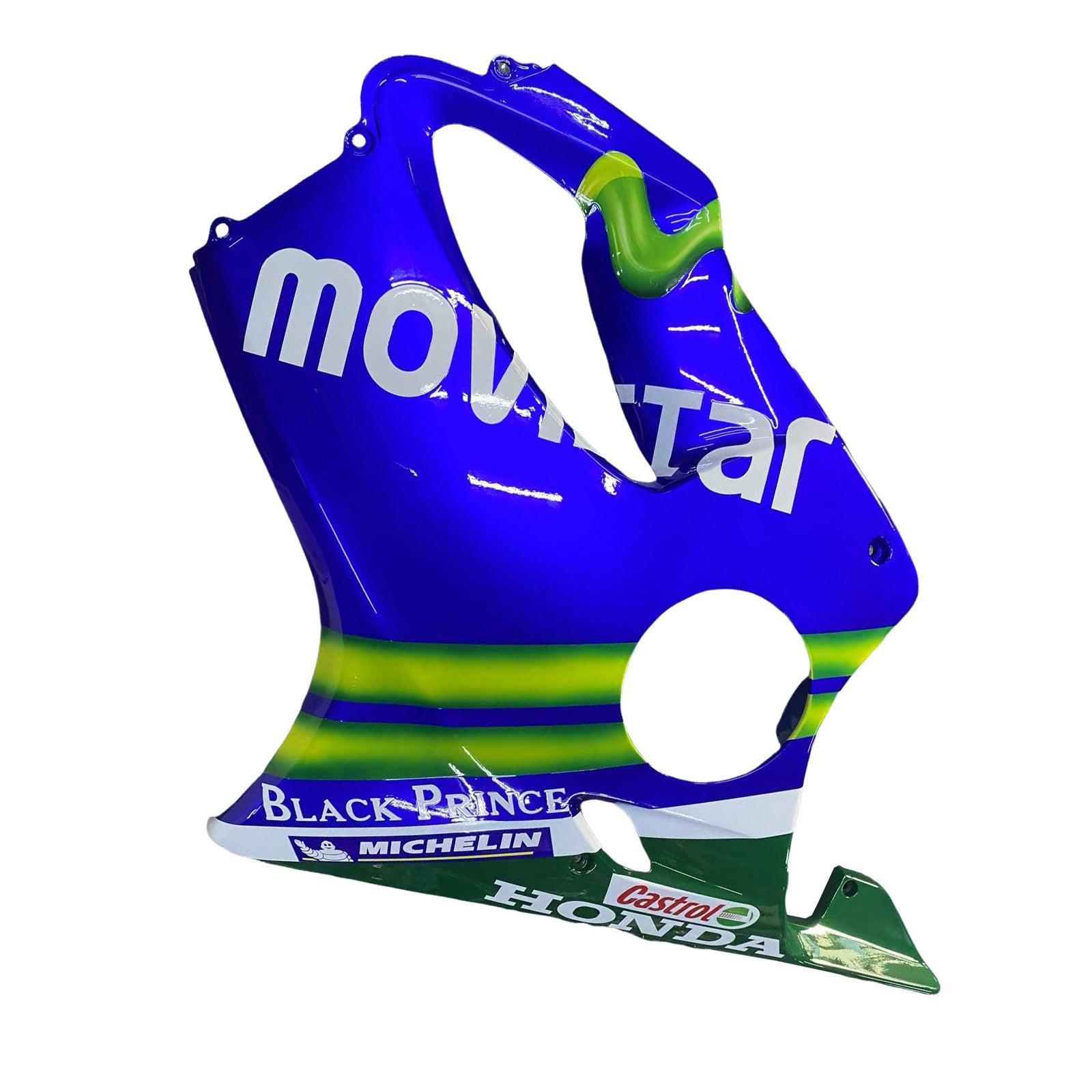 Amotopart 2001-2003 Honda CBR600 F4i Blue&Green Fairing Kit