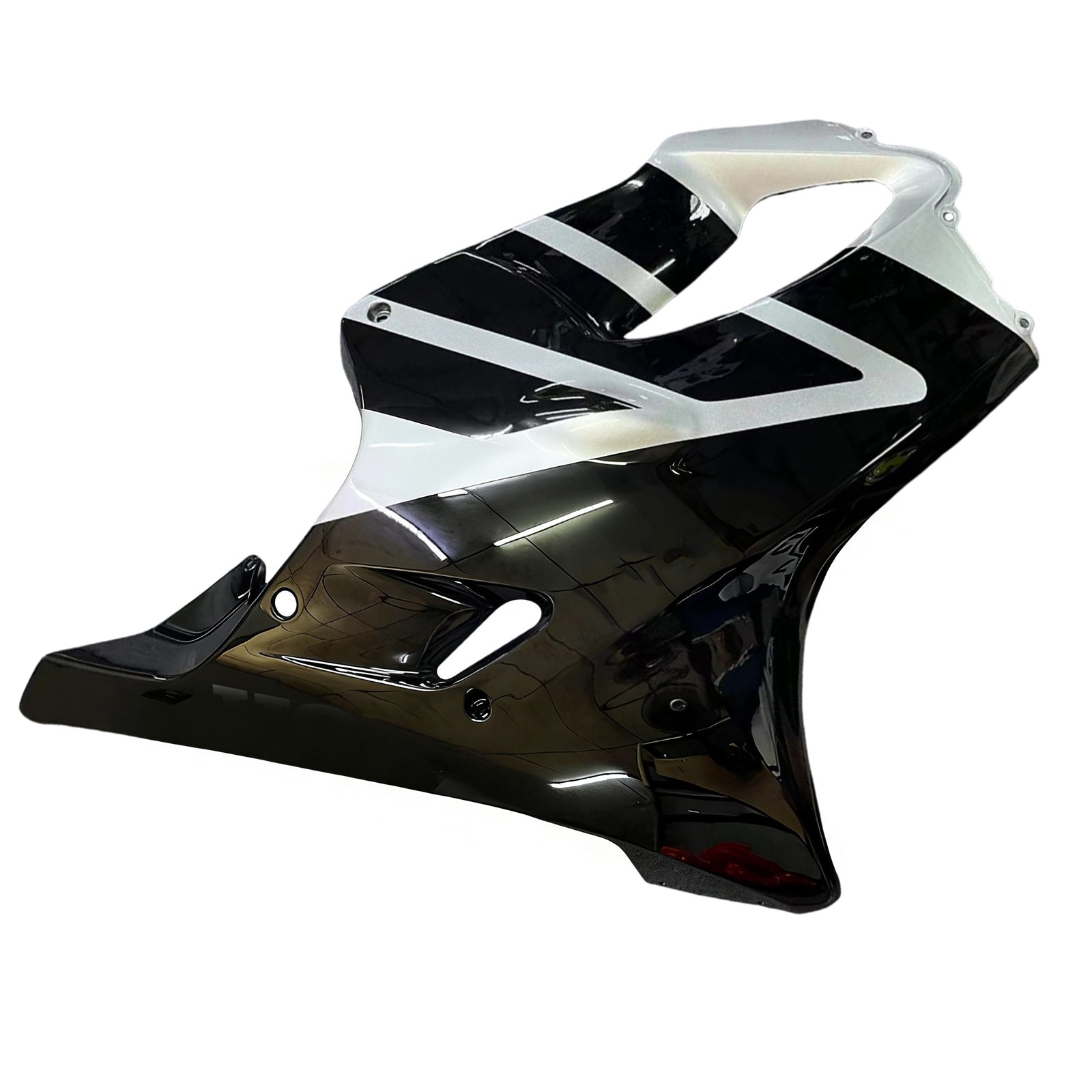 Amotopart 2001-2003 Honda CBR600 F4I Silver & Black Fairing Kit