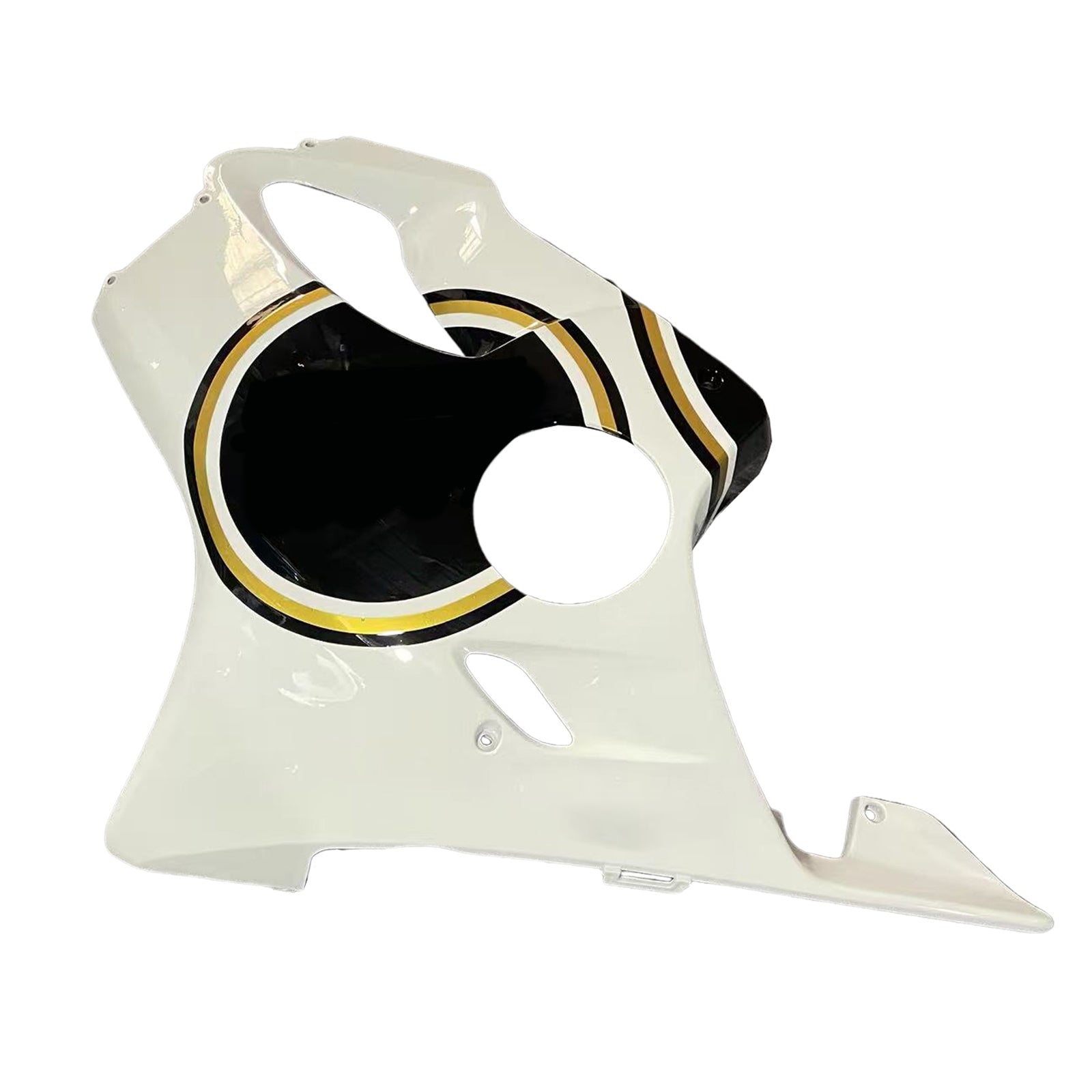 Amotopart 2001-2003 Honda CBR600 F4i Weiß&Schwarzes Style2 Lucky Strike Verkleidungsset
