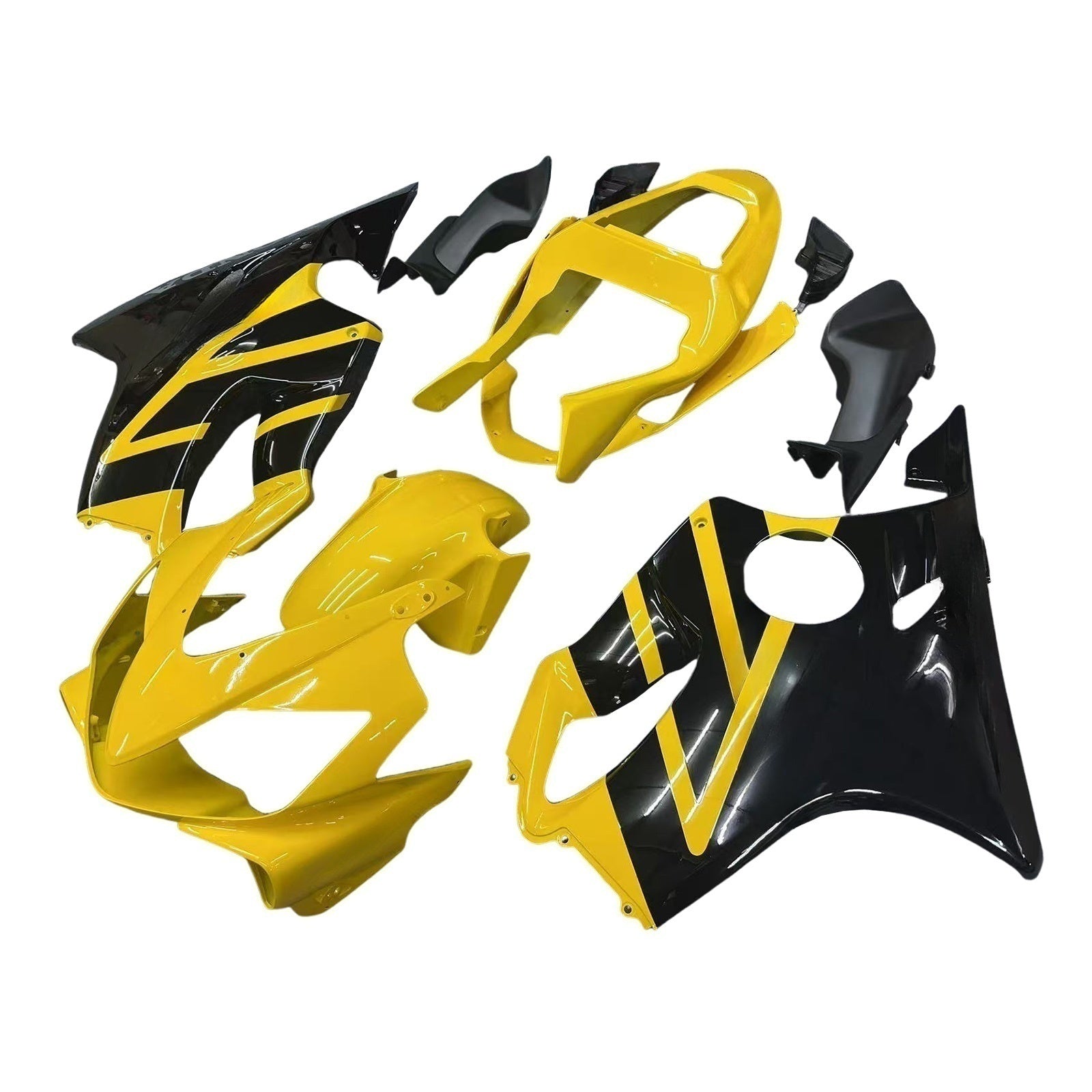 Amotopart 2001-2003 Honda CBR600 F4i Yellow&Black Fairing Kit