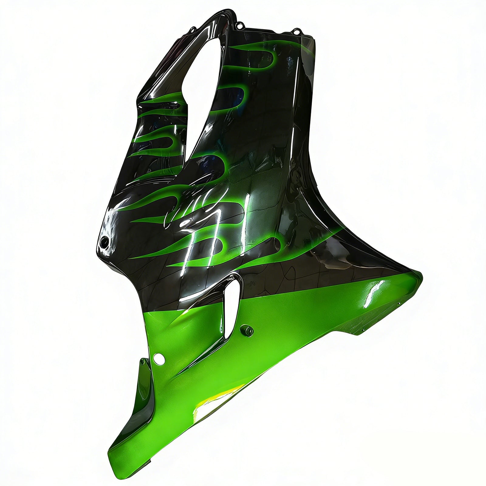 Amotopart 2001-2003 Honda CBR600 F4i Black Green Fairing Kit