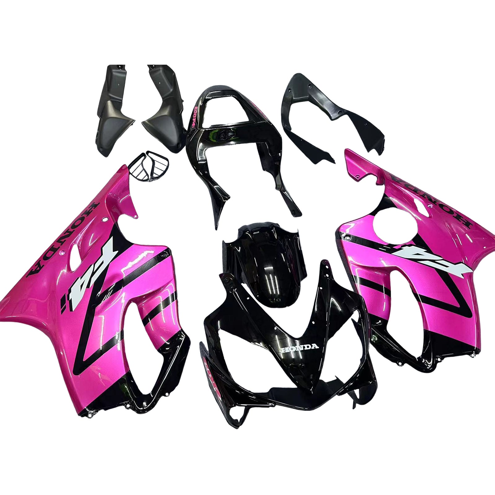 Amotopart 2001-2003 Honda CBR600F4i Fairing Purple&Black Kit