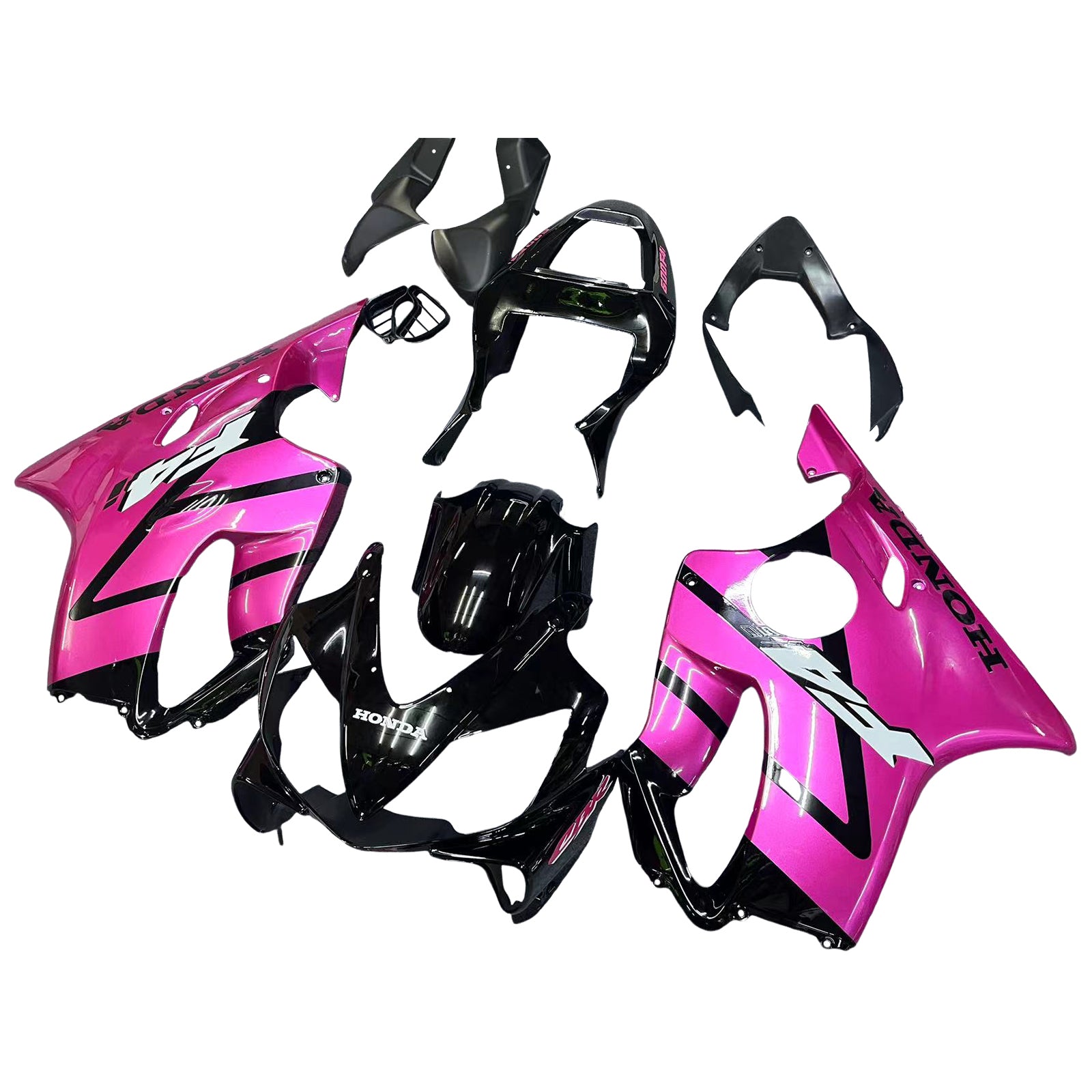 Amotopart 2001-2003 Honda CBR600F4i Fairing Purple&Black Kit