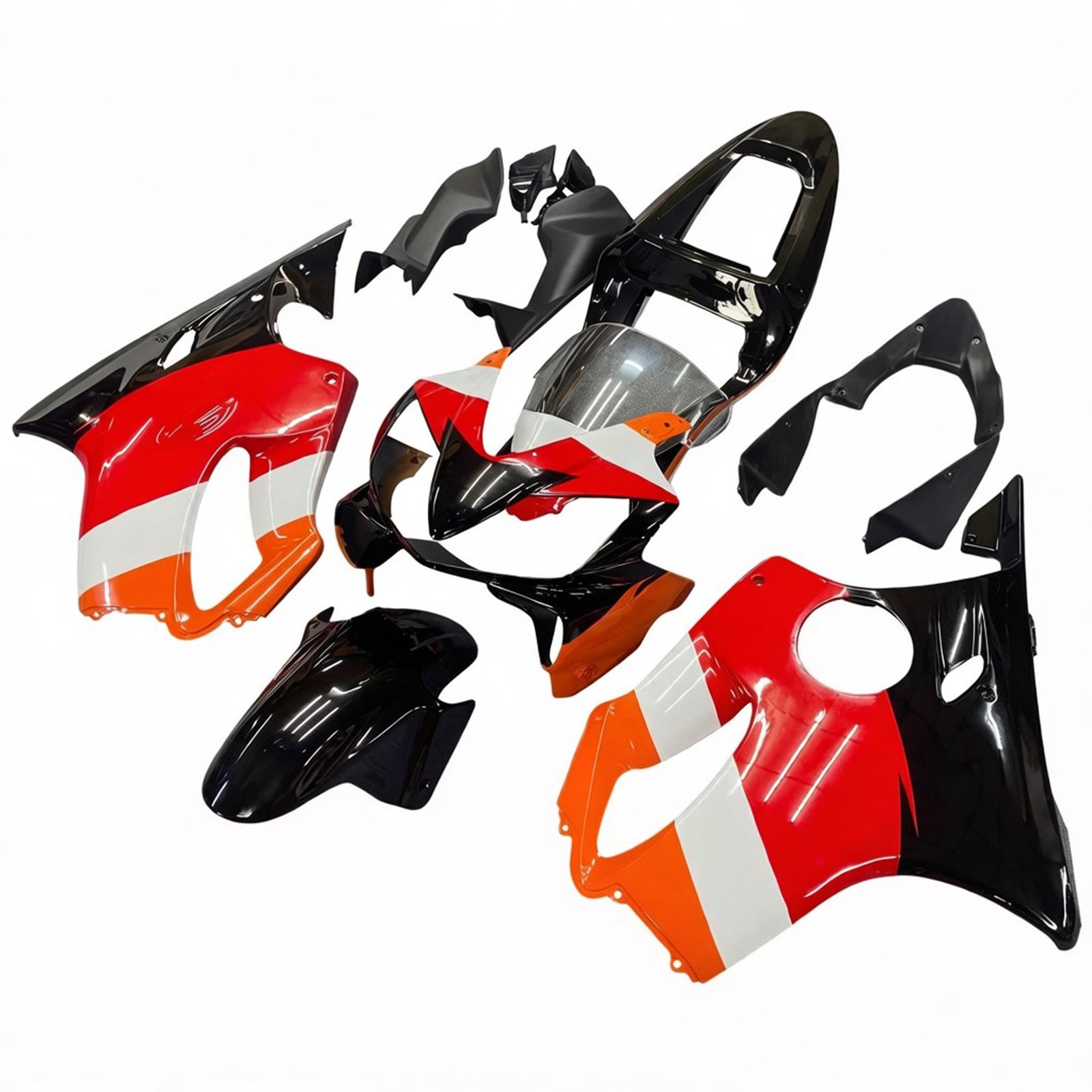 AMOTOPT 2001-2003 HONDA CBR600F4I RED RED & ORANGEM REPJOL KIT